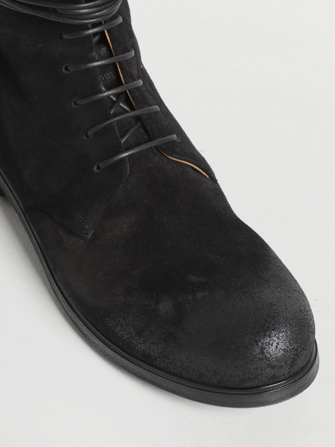 MARSÈLL BROGUE SHOES: Zucca Marsèll ankle boots in leather, Black - Img 4