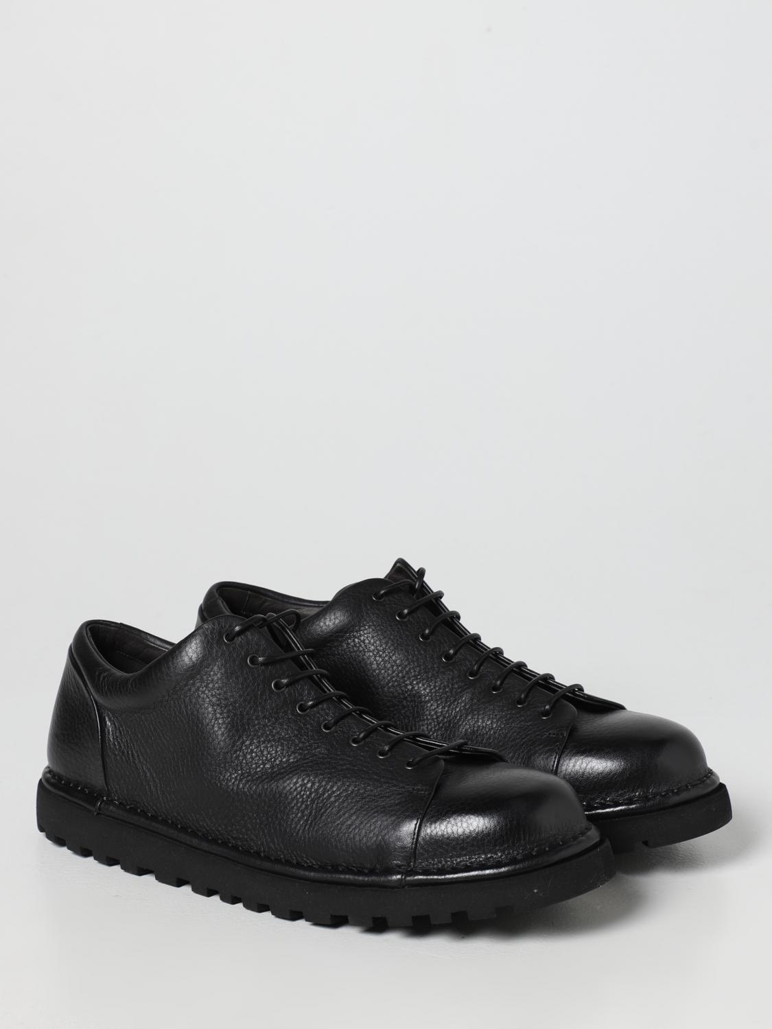 Marsèll Pumice Bullet derby in soft leather - Black | MMG350M188