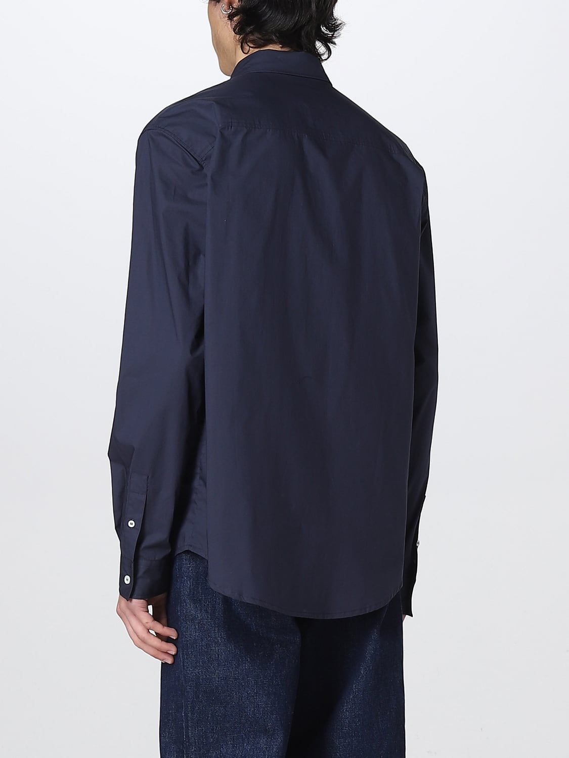 A.P.C. CAMICIA: Camicia A.P.C. in popeline, Blue - Img 3