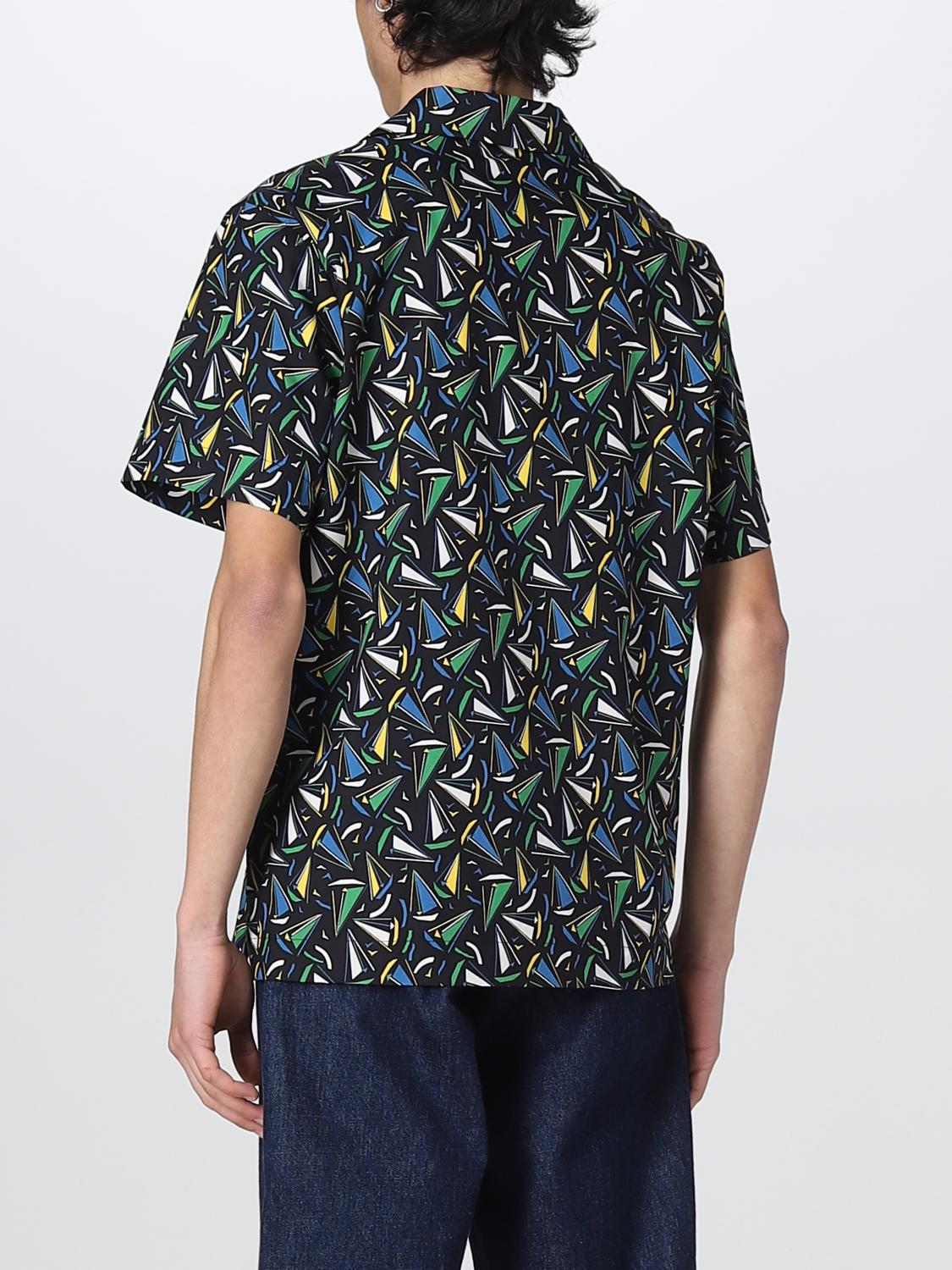 A.P.C. CAMICIA: Camicia A.P.C. in cotone stampato, Nero - Img 3