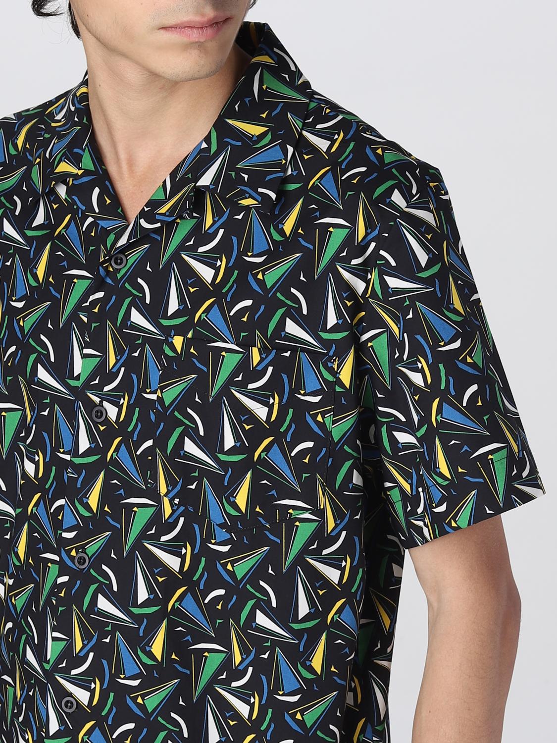 A.P.C. CAMICIA: Camicia A.P.C. in cotone stampato, Nero - Img 4