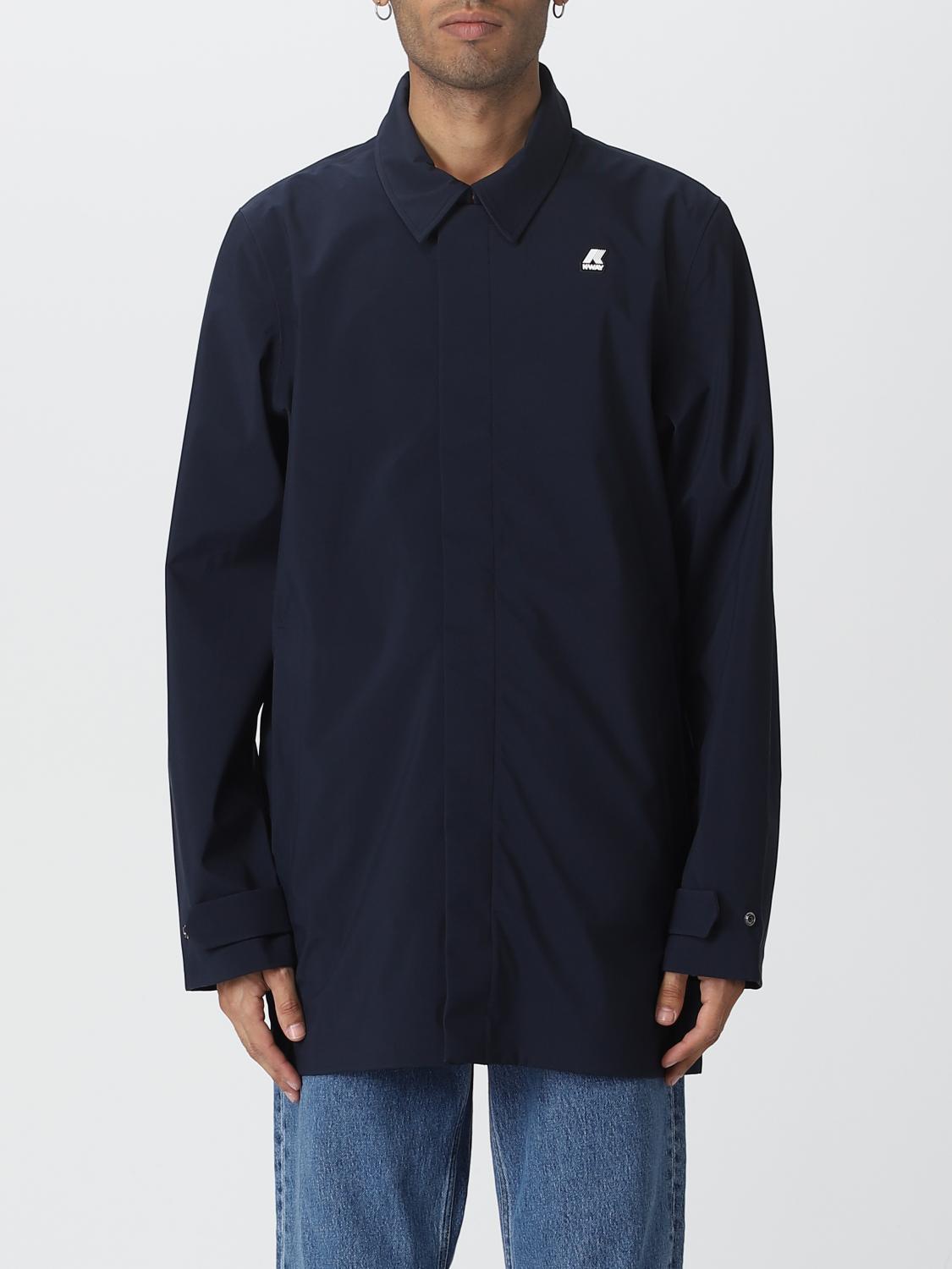 K-WAY CHAQUETA: Chaqueta hombre K-way, Azul Marino - Img 1