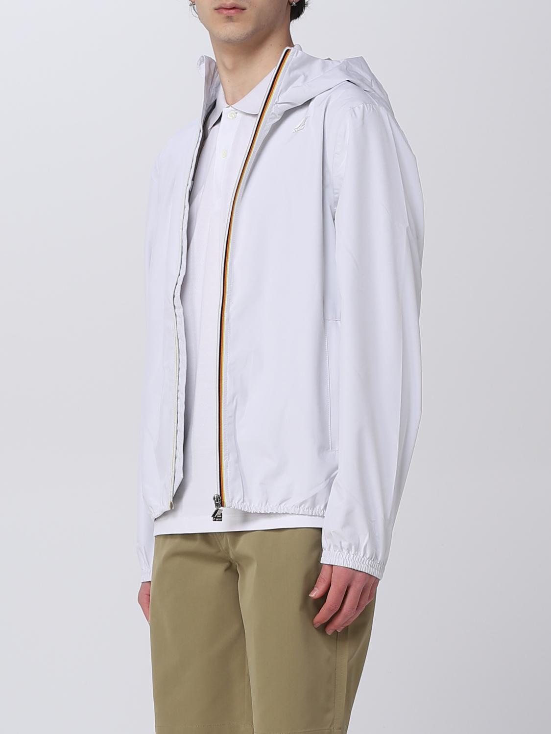 K-WAY JACKET: Jacket men K-way, White - Img 3