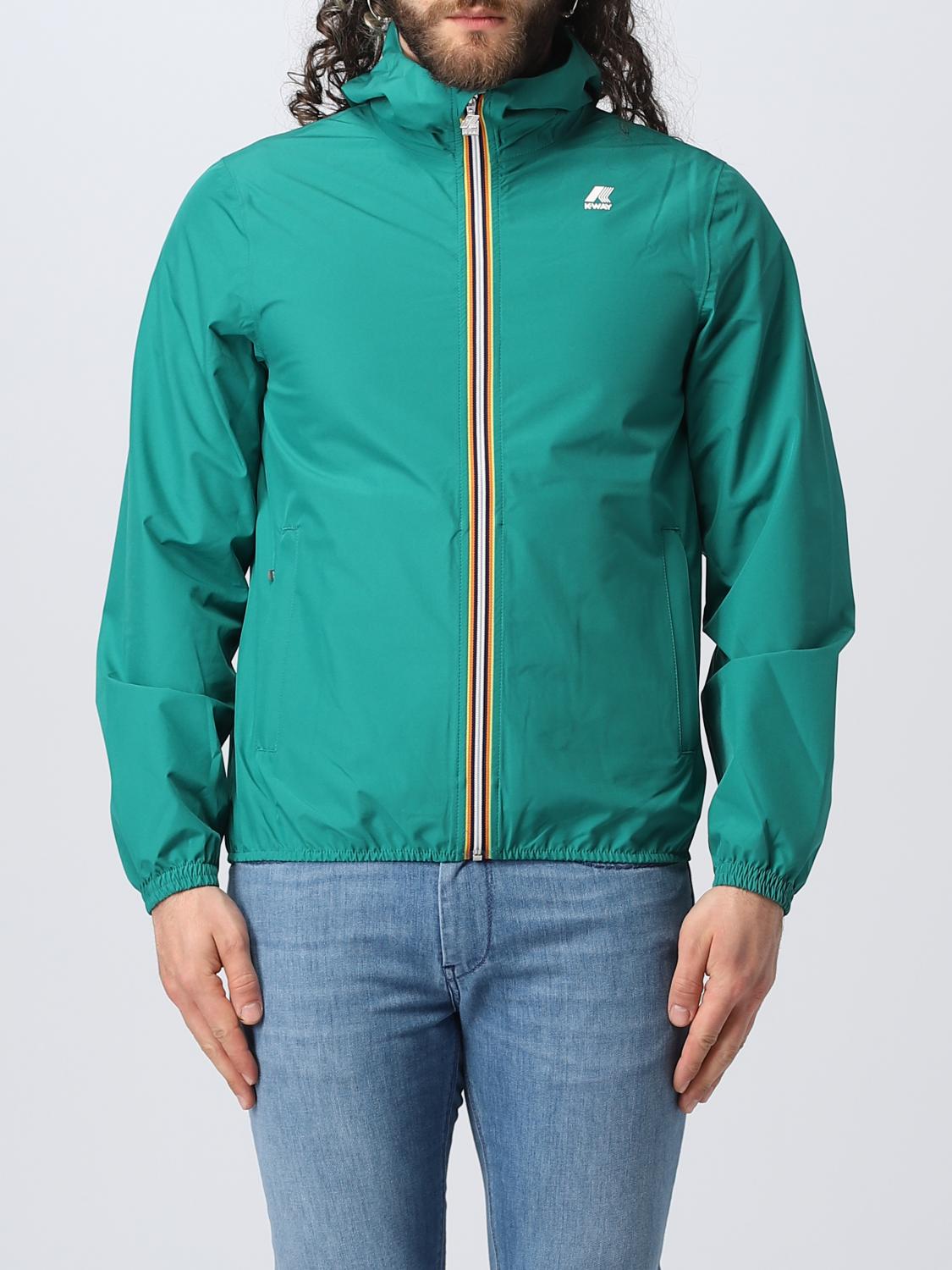 K-WAY JACKET: Jacket men K-way, Green - Img 1