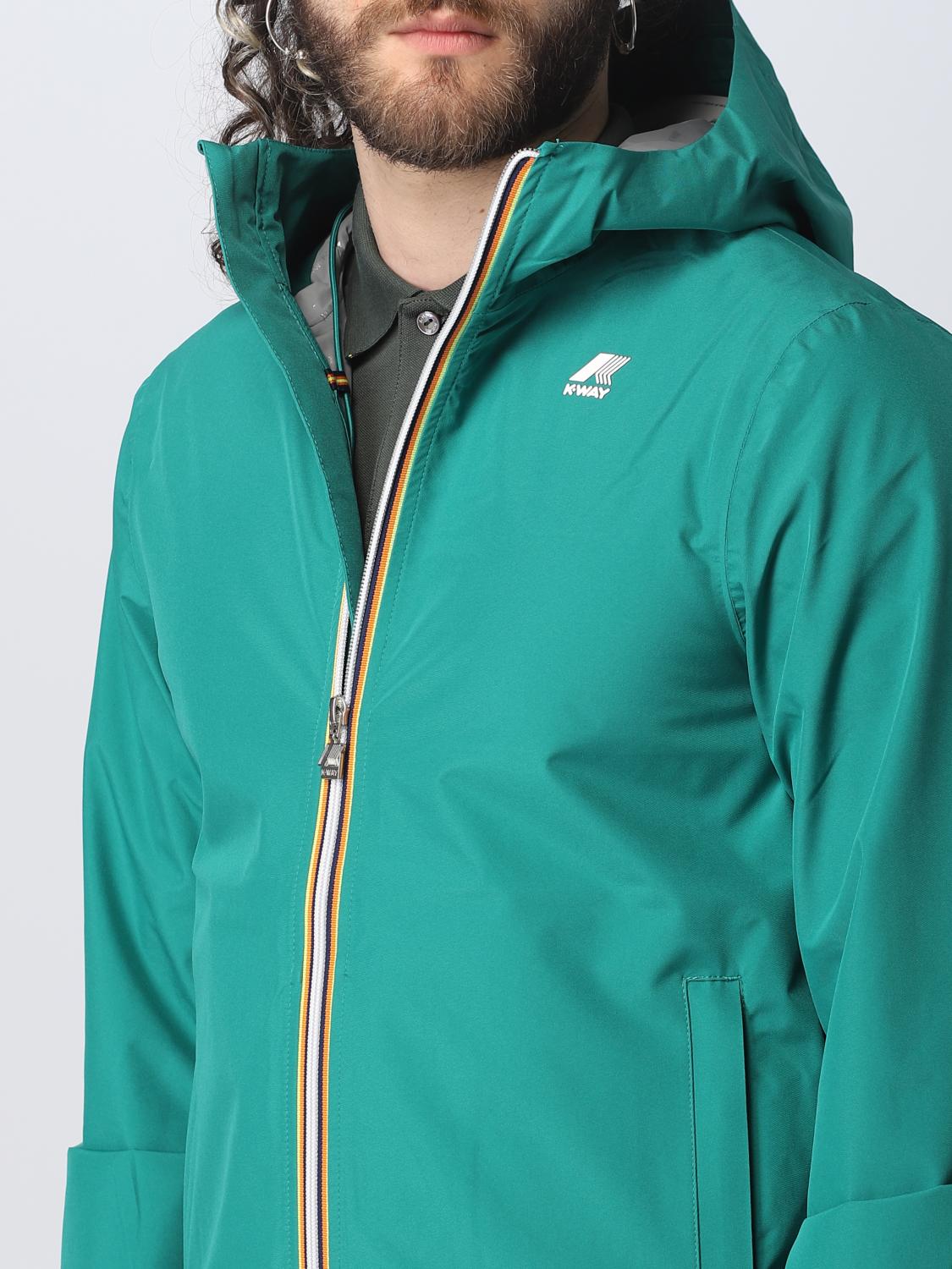 K-WAY JACKET: Jacket men K-way, Green - Img 4