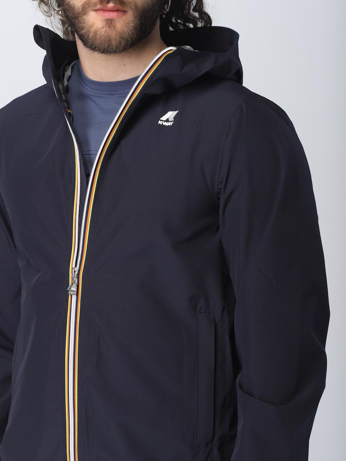 K-WAY JACKET: Jacket men K-way, Navy - Img 4