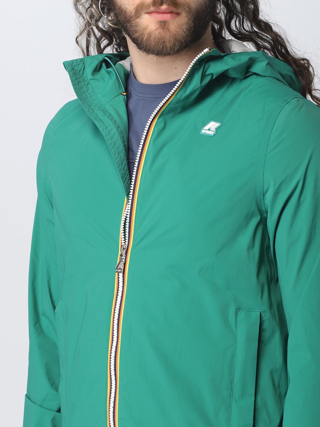 K-WAY JACKET: Jacket men K-way, Green - Img 4
