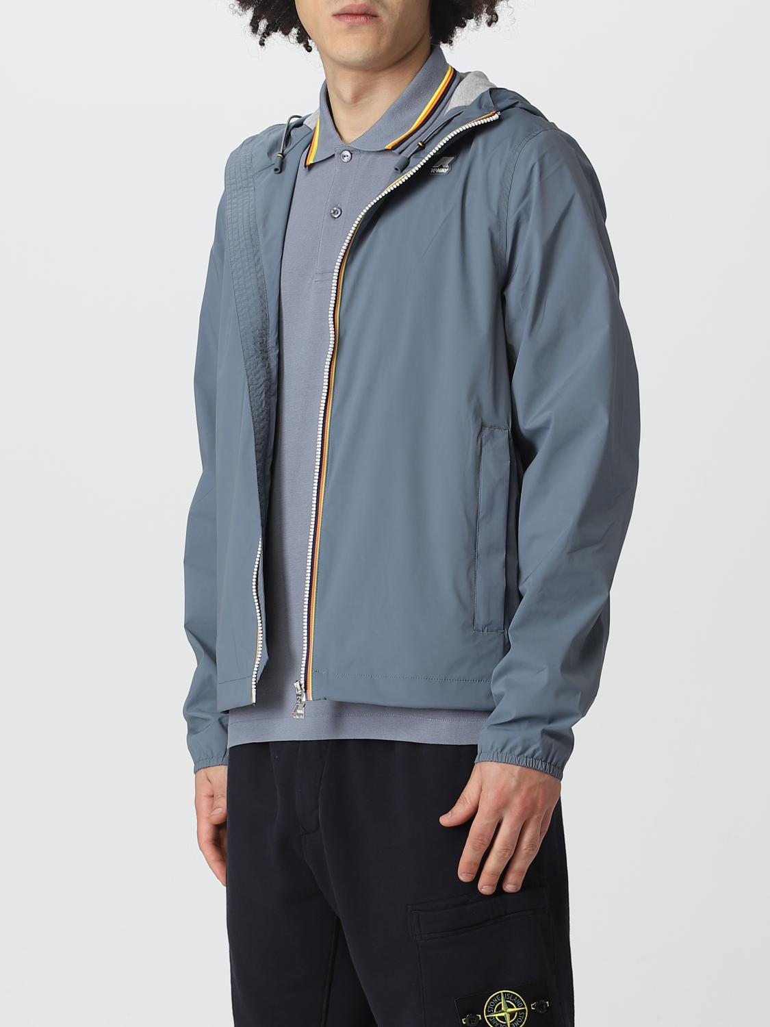 K-WAY JACKET: Jacket men K-way, Grey - Img 3