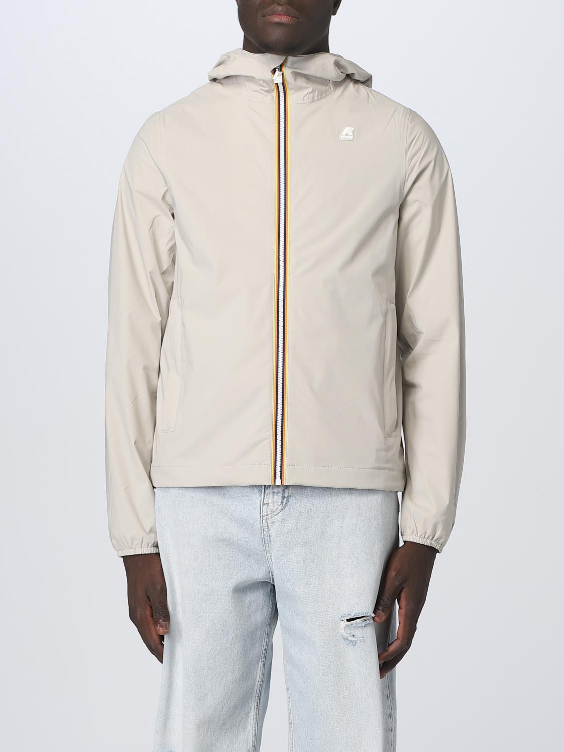 K-WAY JACKET: Jacket men K-way, Beige - Img 1