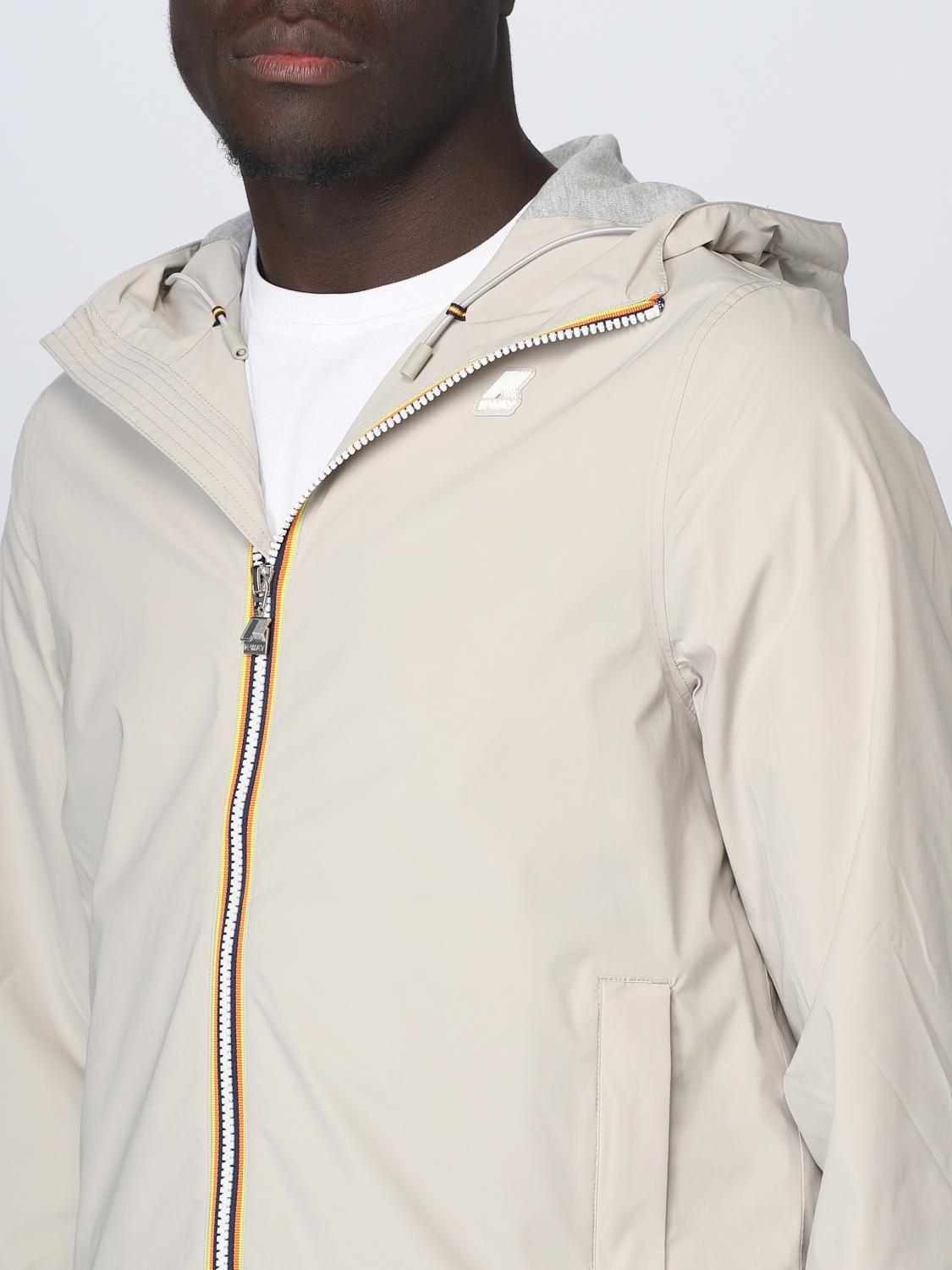 K-WAY JACKET: Jacket men K-way, Beige - Img 4