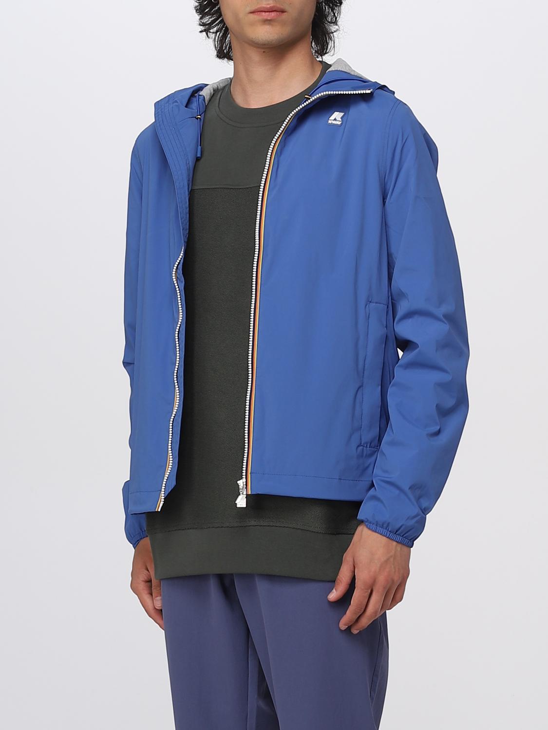 K-WAY JACKET: Jacket men K-way, Royal Blue - Img 3
