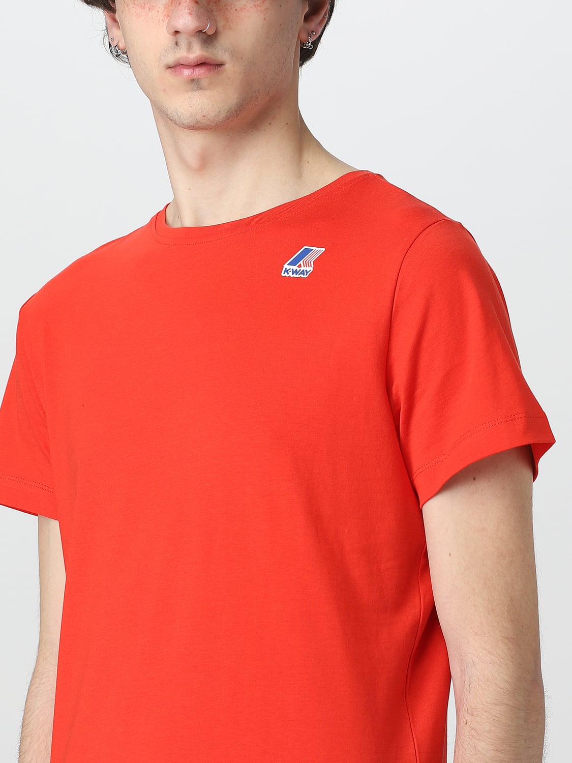 K-WAY Tシャツ: Tシャツ メンズ K-way, レッド - Img 3