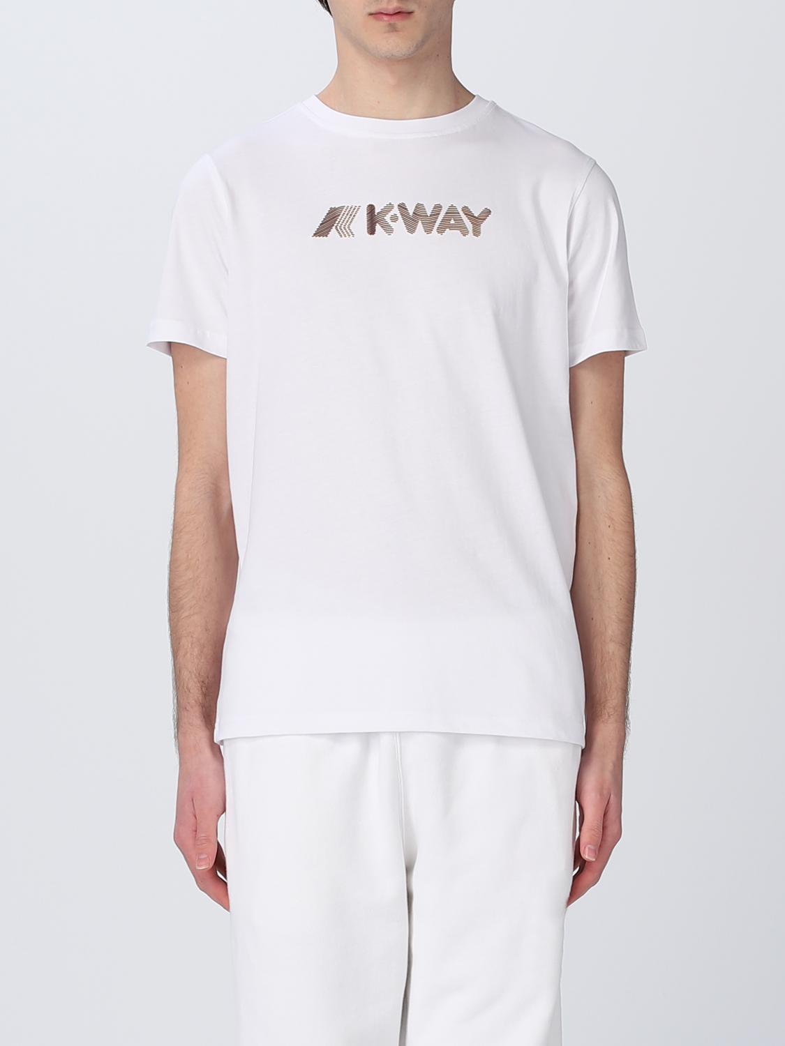 K-WAY T-SHIRT: T-shirt men K-way, White - Img 1