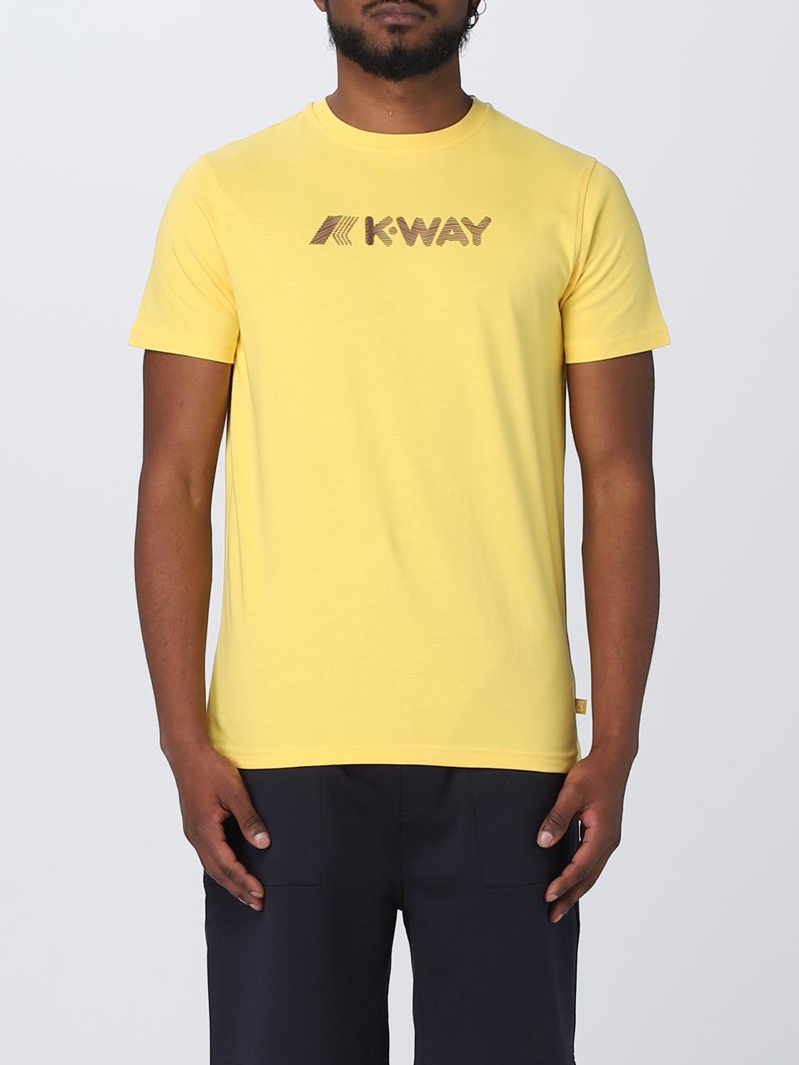 K-WAY T-SHIRT: T-shirt men K-way, Yellow - Img 1