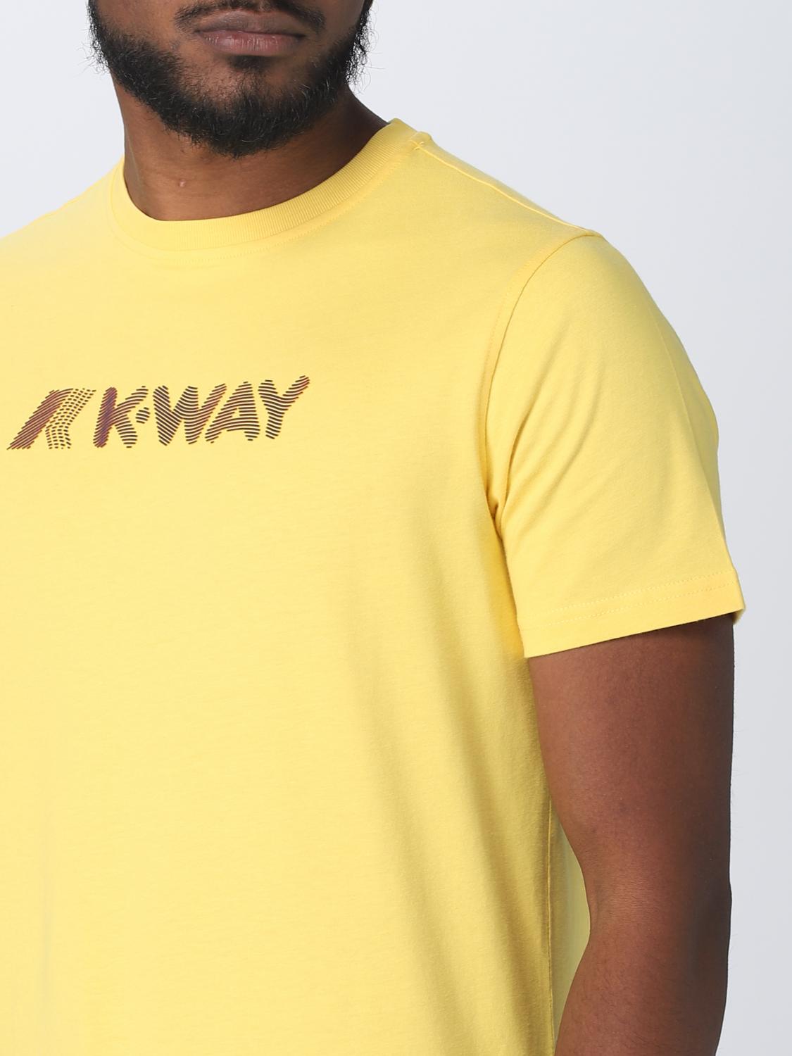 K-WAY T-SHIRT: T-shirt men K-way, Yellow - Img 3
