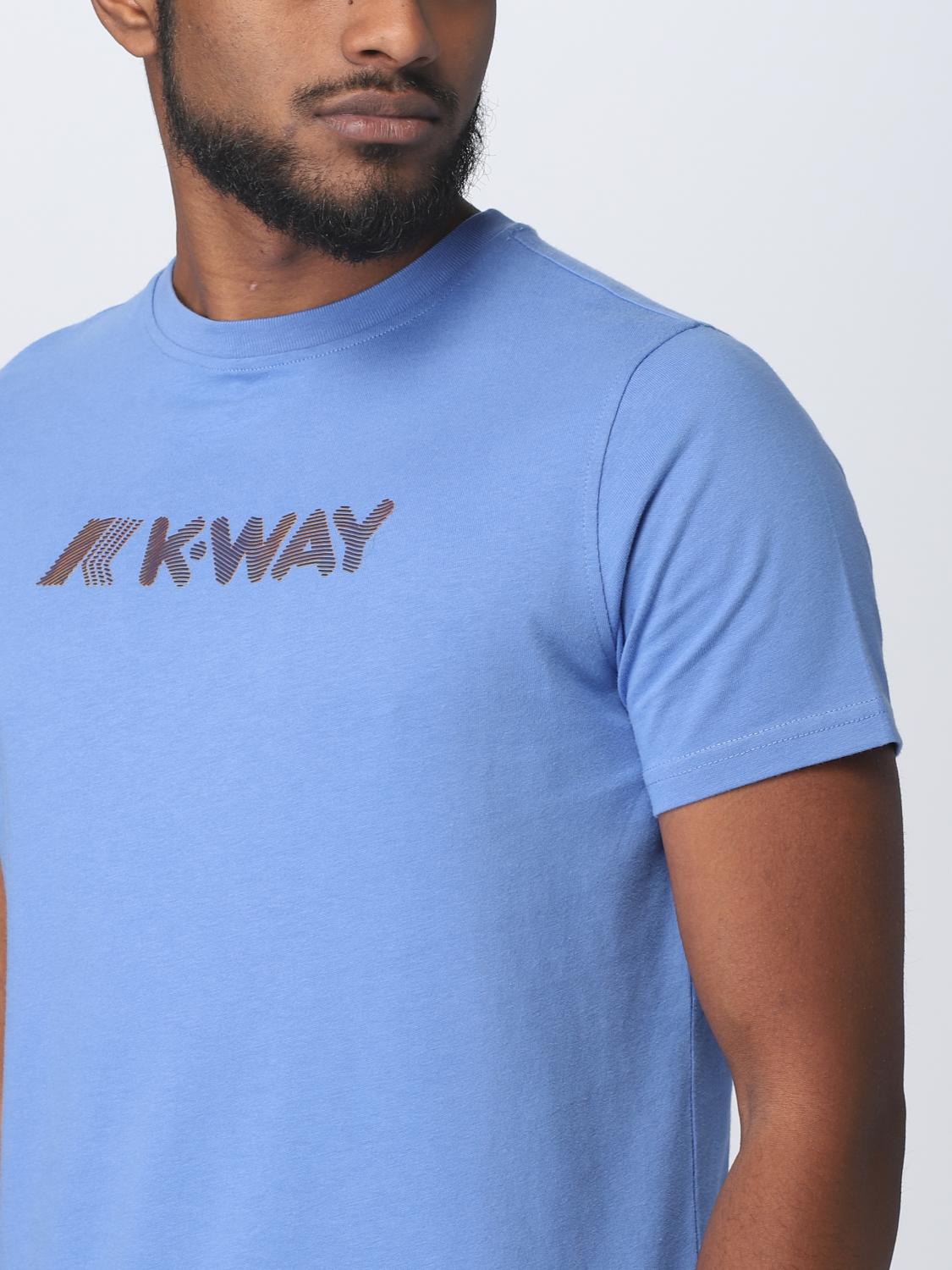 K-WAY T-SHIRT: T-shirt men K-way, Blue - Img 3