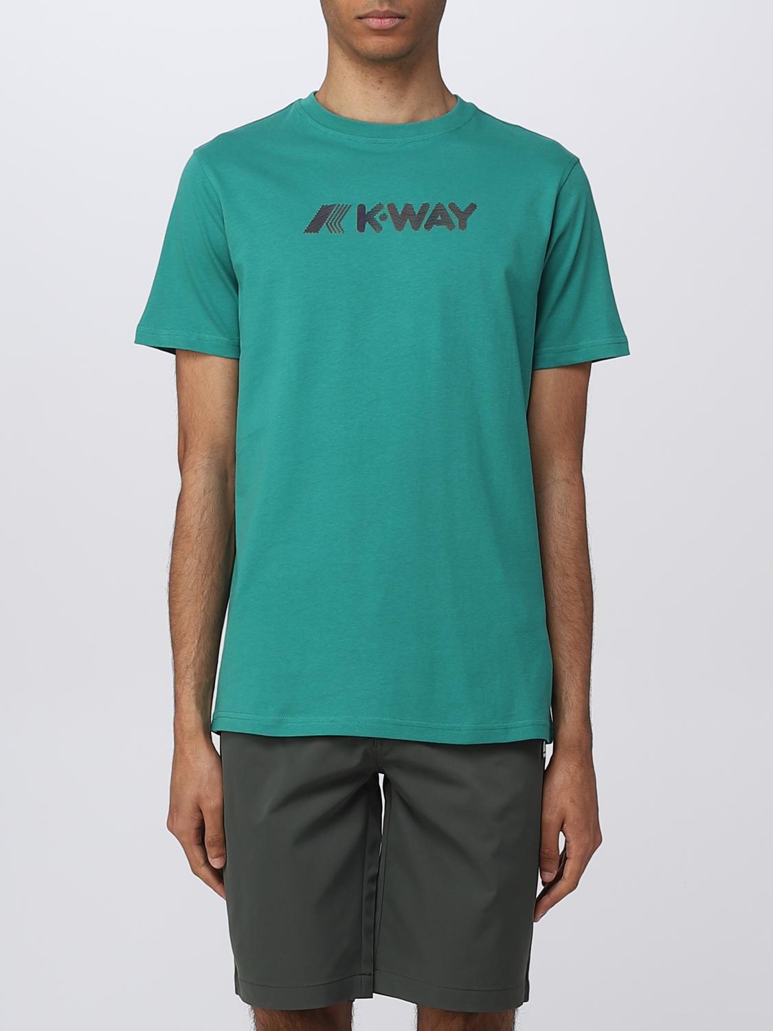 K-WAY T-SHIRT: T-shirt herren K-way, Grün - Img 1