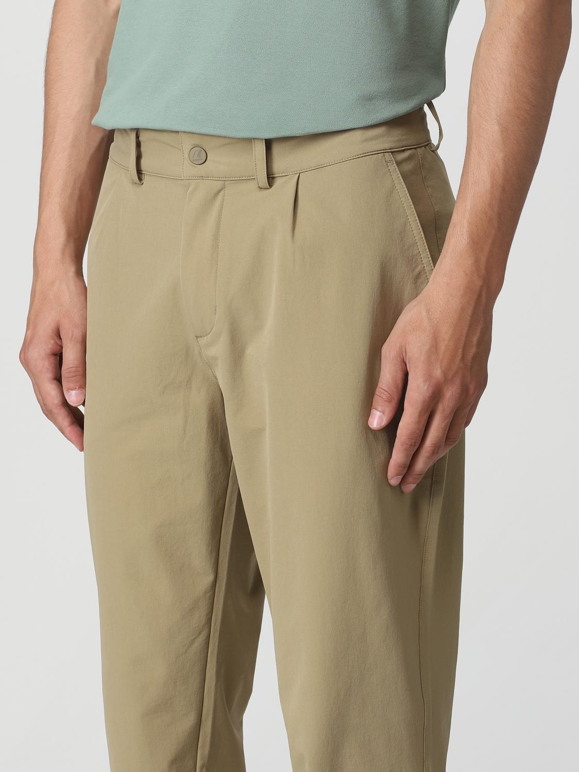 K-WAY PANTS: Pant men K-way, Kaki - Img 4