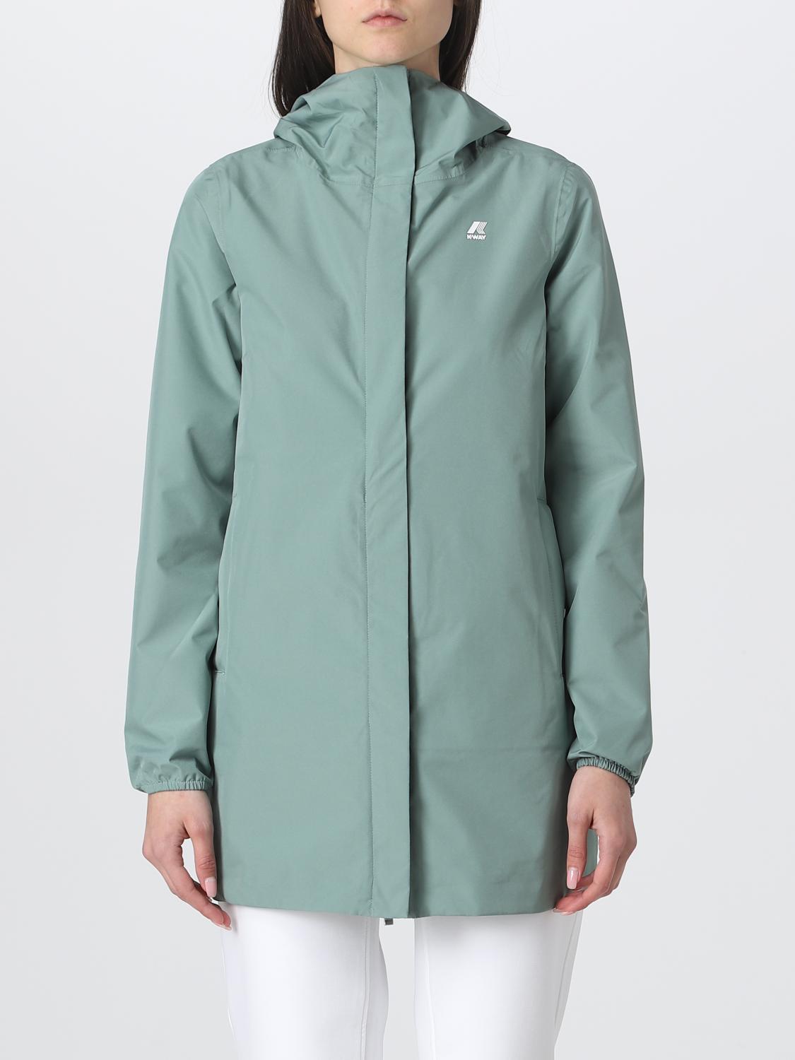K-WAY CHAQUETA: Chaqueta mujer K-way, Verde Salvia - Img 1