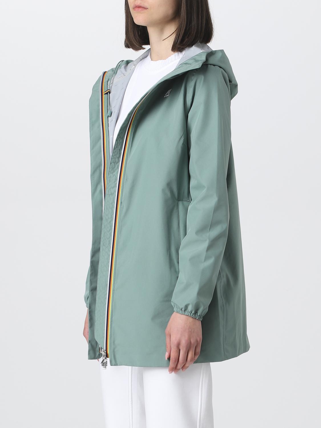 K-WAY CHAQUETA: Chaqueta mujer K-way, Verde Salvia - Img 3