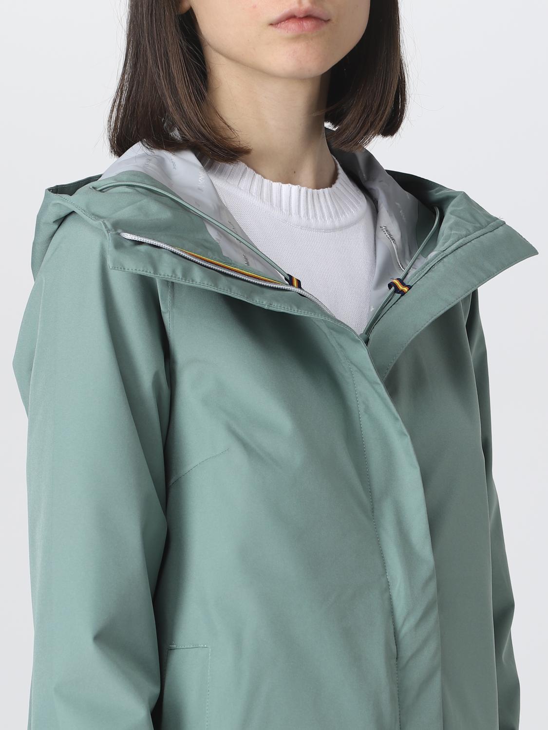 K-WAY CHAQUETA: Chaqueta mujer K-way, Verde Salvia - Img 4