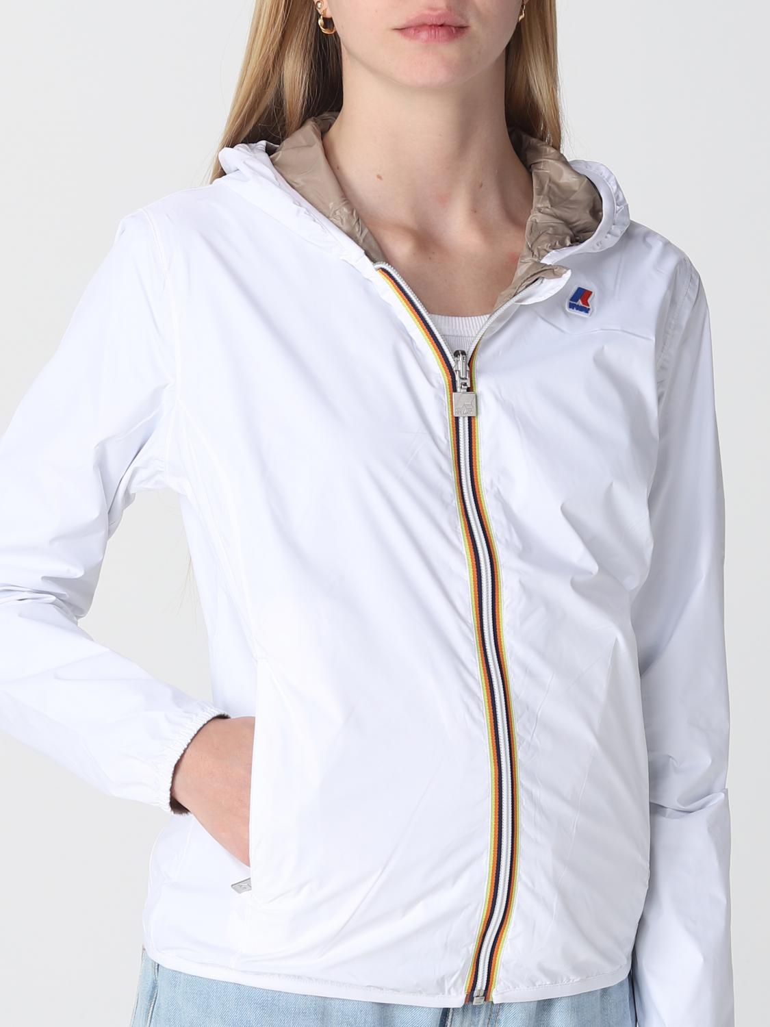 K-WAY JACKET: Jacket woman K-way, White - Img 4