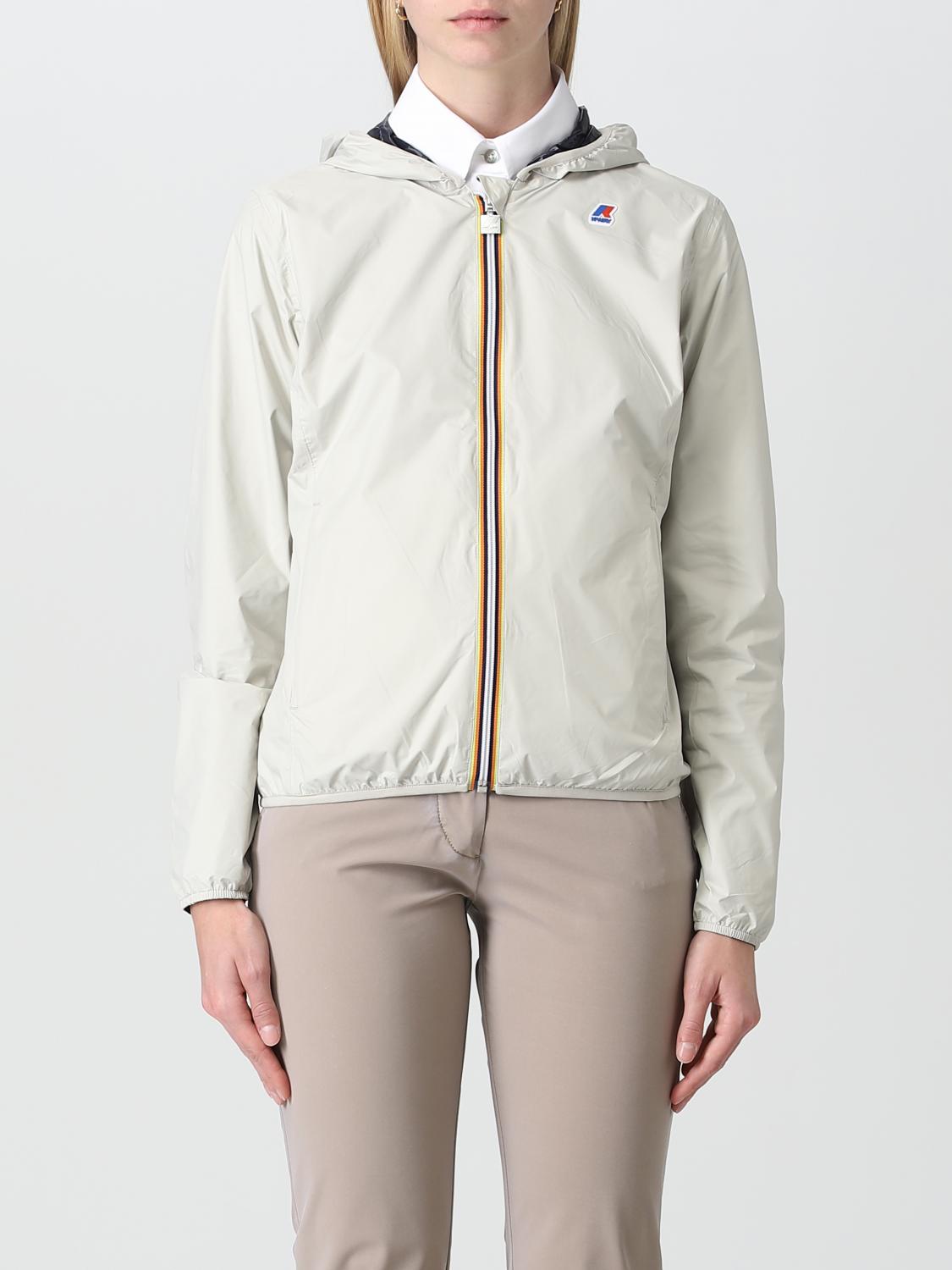 K-WAY CHAQUETA: Chaqueta mujer K-way, Beige - Img 1