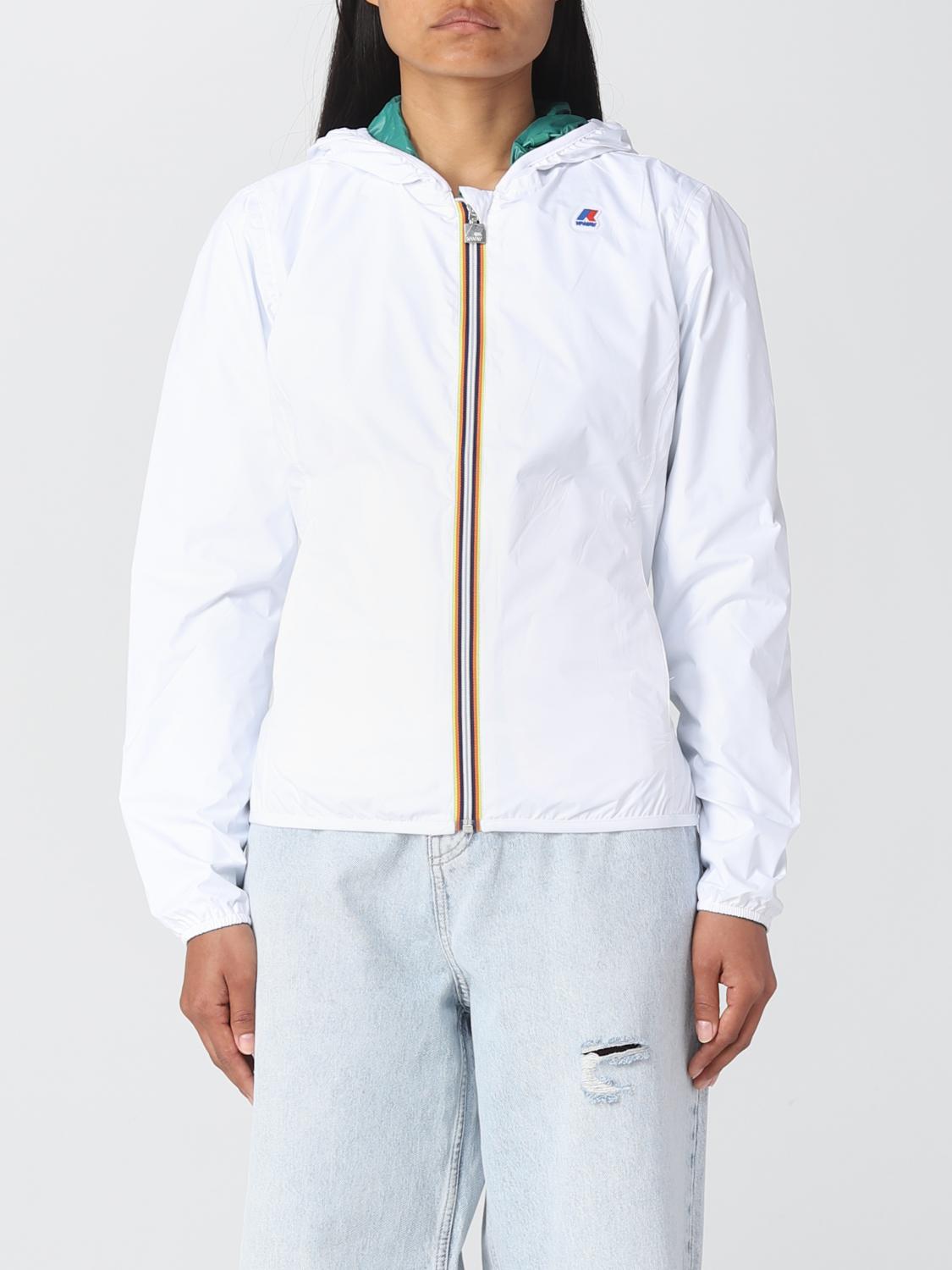 K-WAY CHAQUETA: Chaqueta mujer K-way, Blanco 1 - Img 1