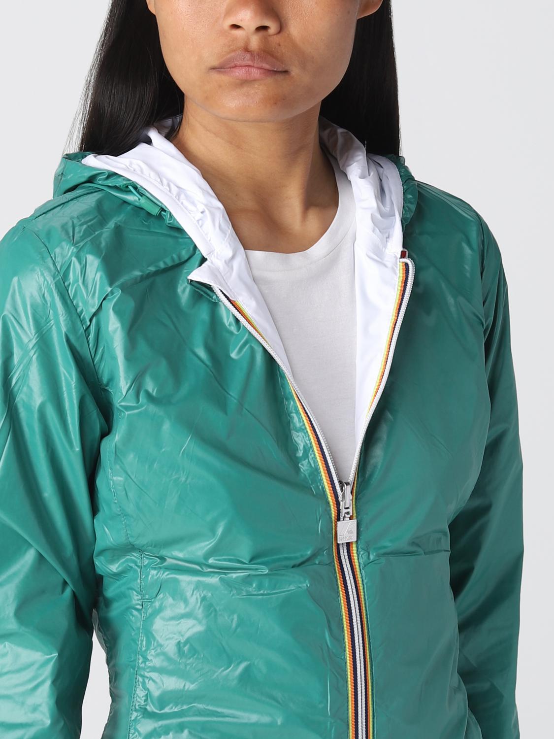 K-WAY CHAQUETA: Chaqueta mujer K-way, Blanco 1 - Img 4