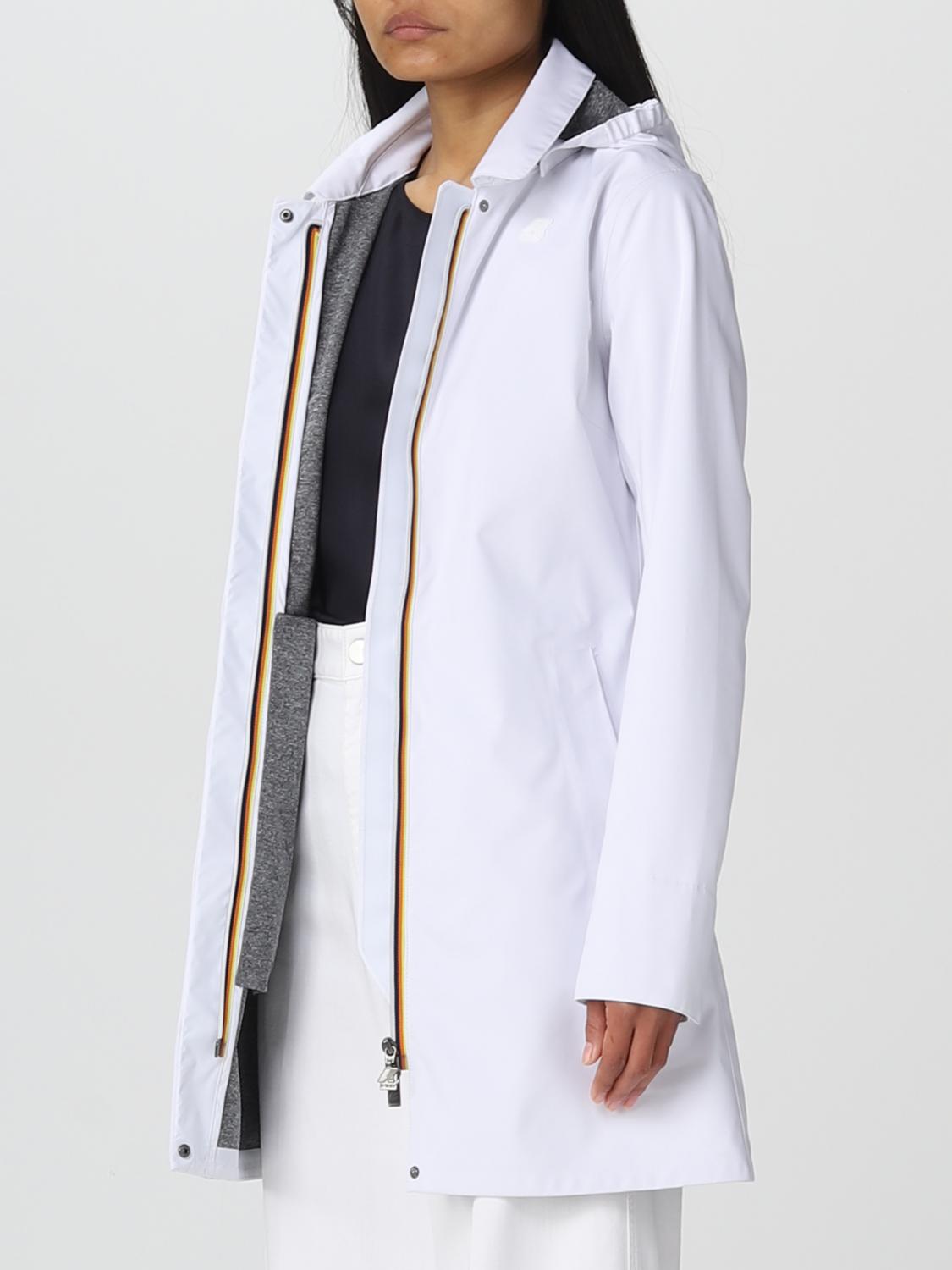 K-WAY GIACCA: Giacca Mathy K-way in nylon, Bianco - Img 3