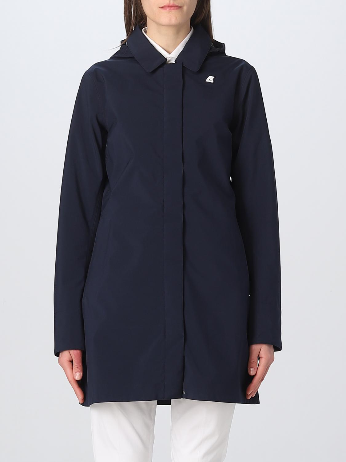K-WAY CHAQUETA: Chaqueta mujer K-way, Azul Oscuro - Img 1