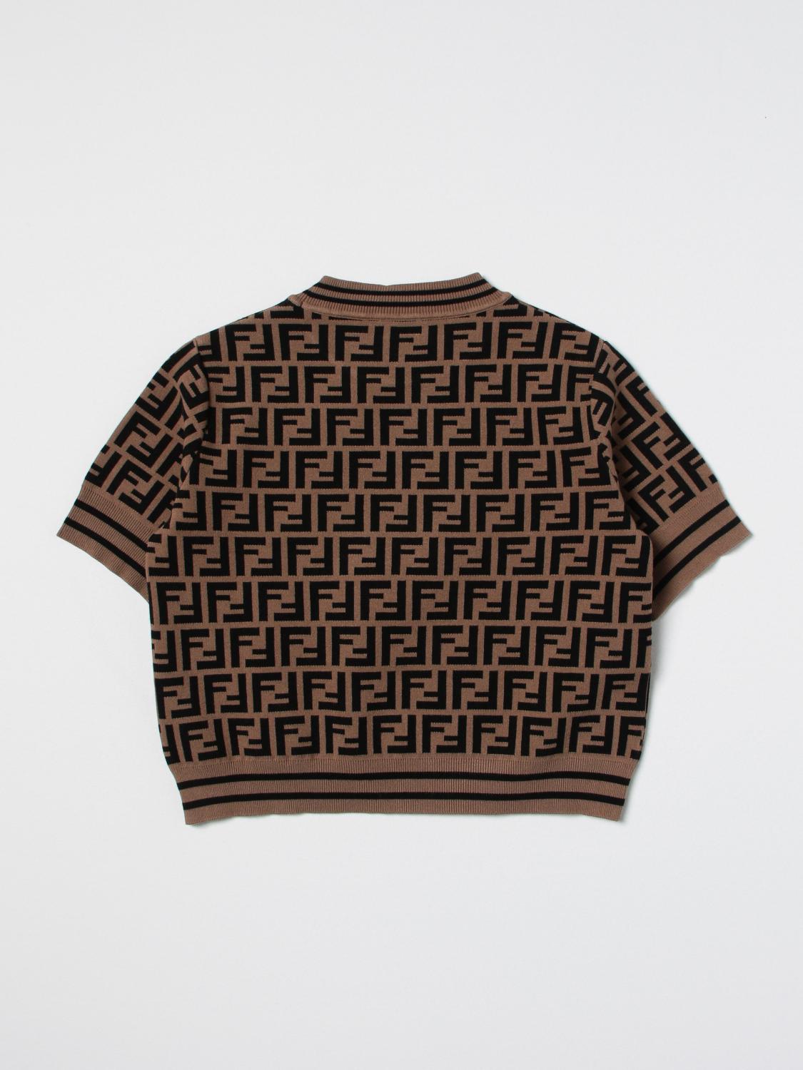 FENDI PULLOVER: Pullover kinder Fendi Kids, Orange - Img 2