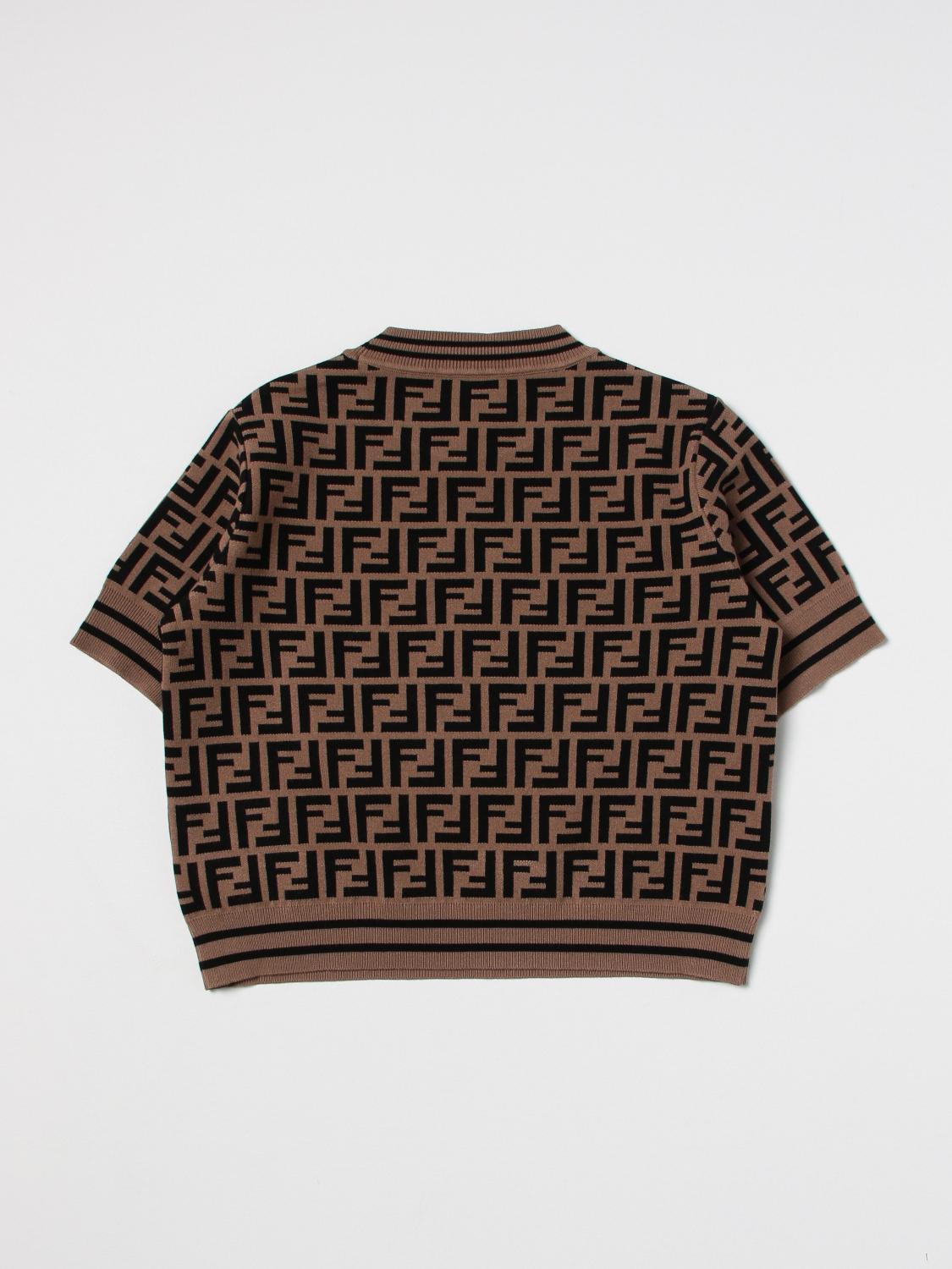 FENDI PULLOVER: Pullover kinder Fendi Kids, Braun - Img 2