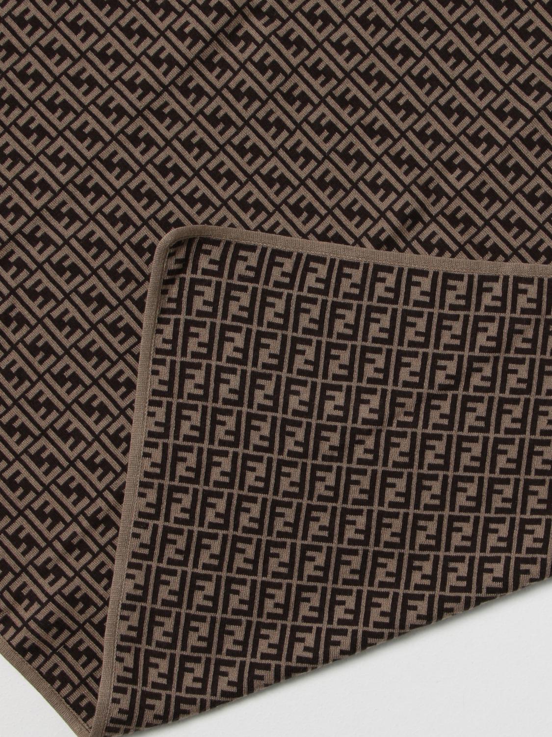Fendi ブランケット ボーイ Kids - ブラウン | BUJ166A3TE | GIGLIO.COM