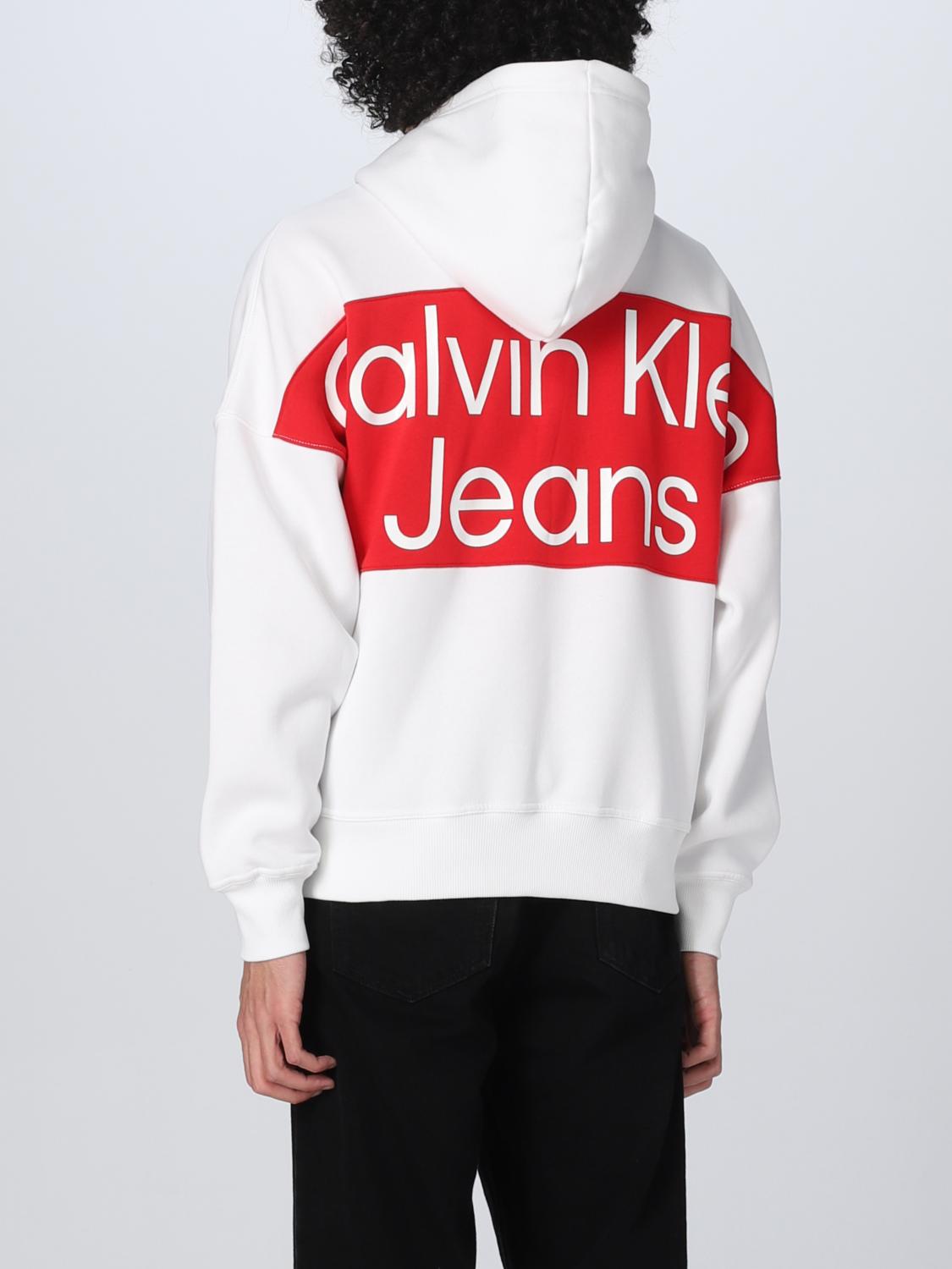 CALVIN KLEIN JEANS SWEATSHIRT: Sweatshirt men Calvin Klein Jeans, White - Img 3