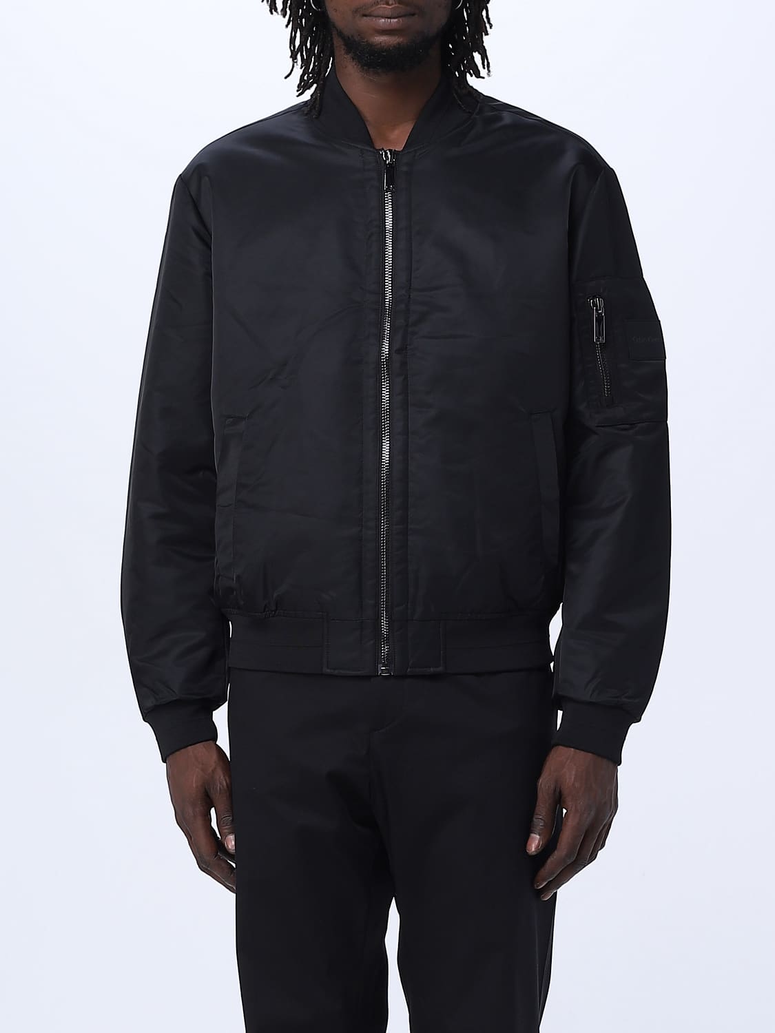 CALVIN KLEIN GIACCA: Giacca Calvin Klein in nylon, Nero - Img 1