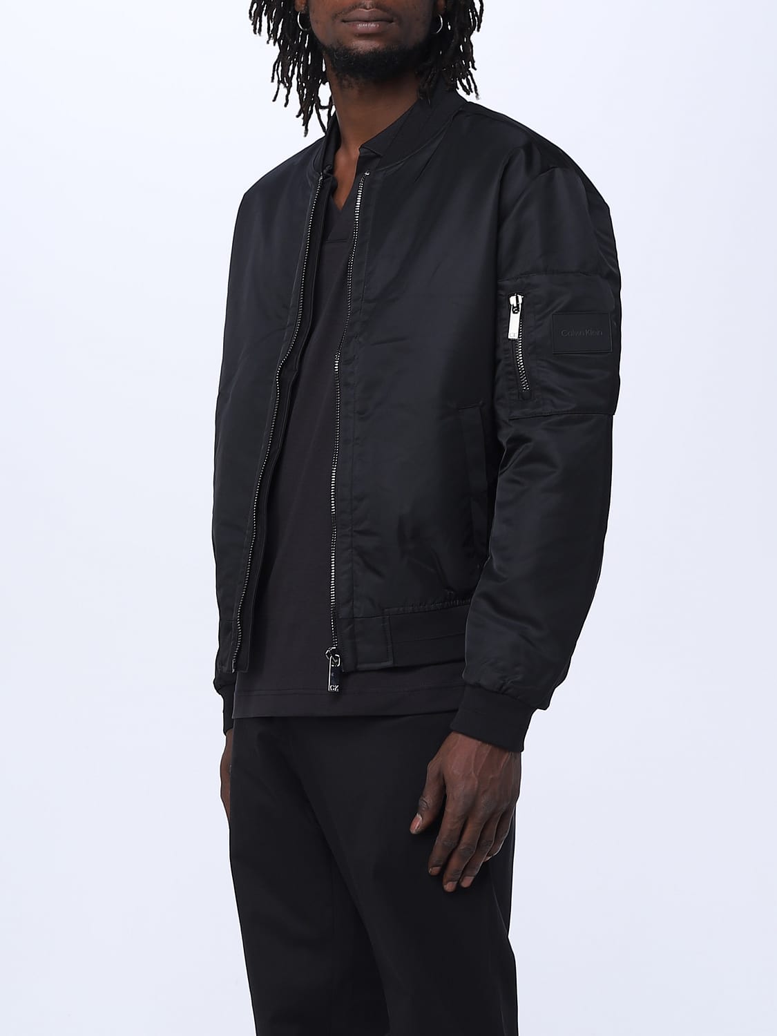 CALVIN KLEIN GIACCA: Giacca Calvin Klein in nylon, Nero - Img 4