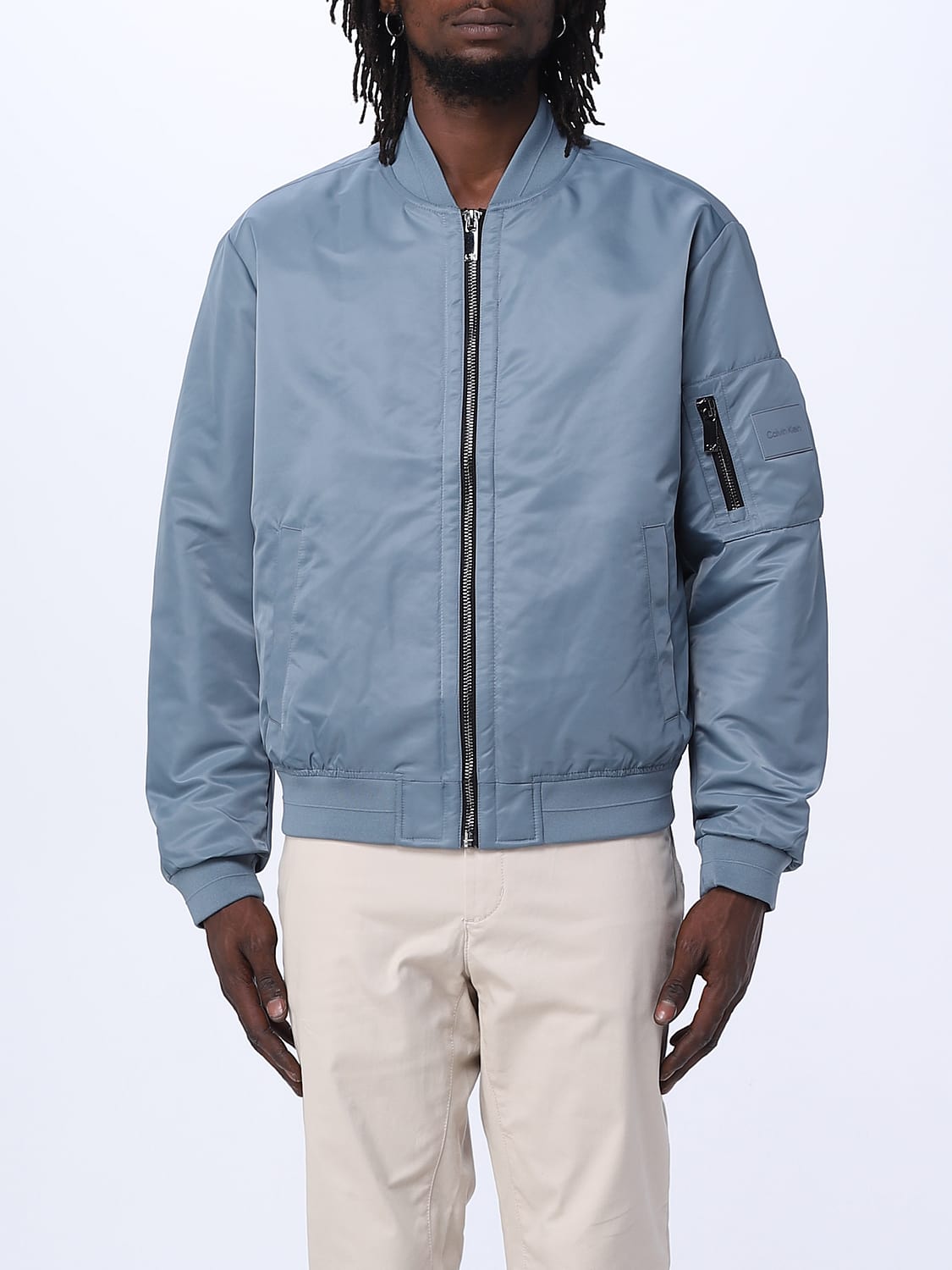CALVIN KLEIN JACKET: Jacket men Calvin Klein, Sky Blue - Img 1