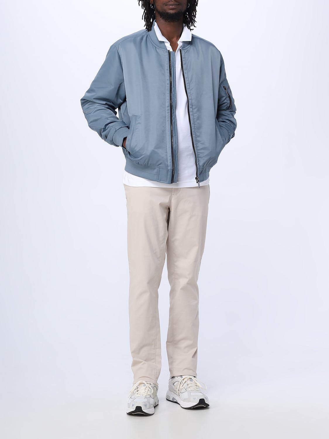 CALVIN KLEIN JACKET: Jacket men Calvin Klein, Sky Blue - Img 2