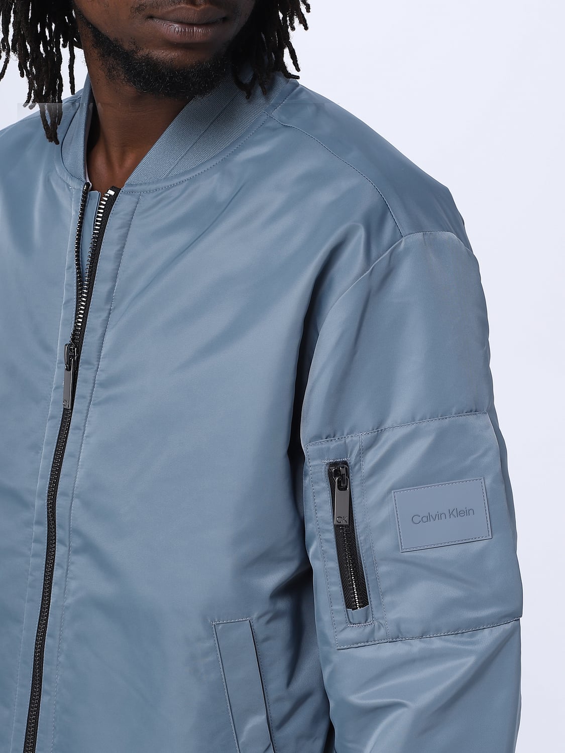 CALVIN KLEIN JACKET: Jacket men Calvin Klein, Sky Blue - Img 5