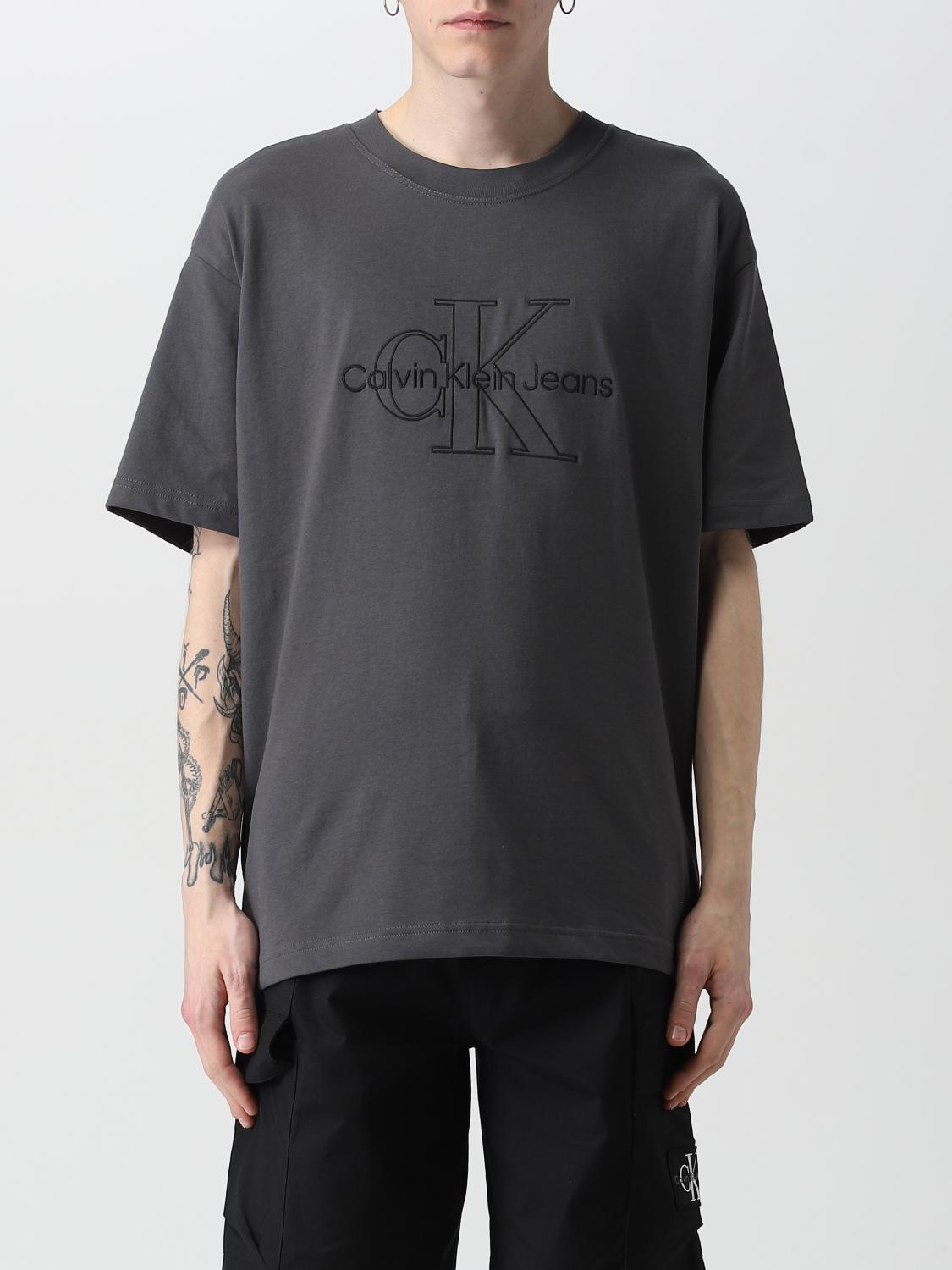 CALVIN KLEIN JEANS: T-shirt homme Noir T-Shirt Calvin Klein