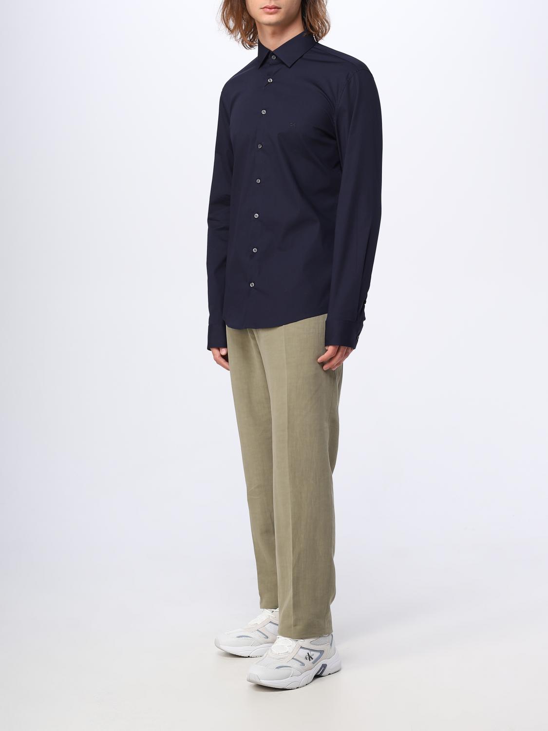 CALVIN KLEIN PANTS: Pants men Calvin Klein, Green - Img 2