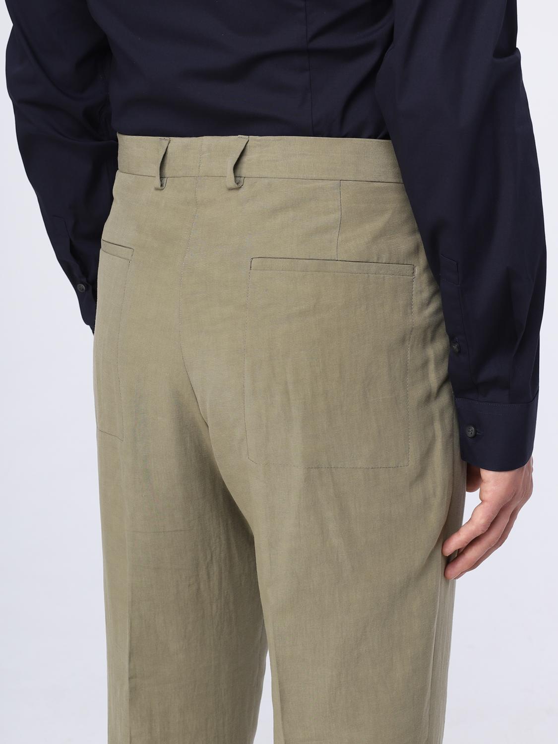 CALVIN KLEIN PANTS: Pants men Calvin Klein, Green - Img 4