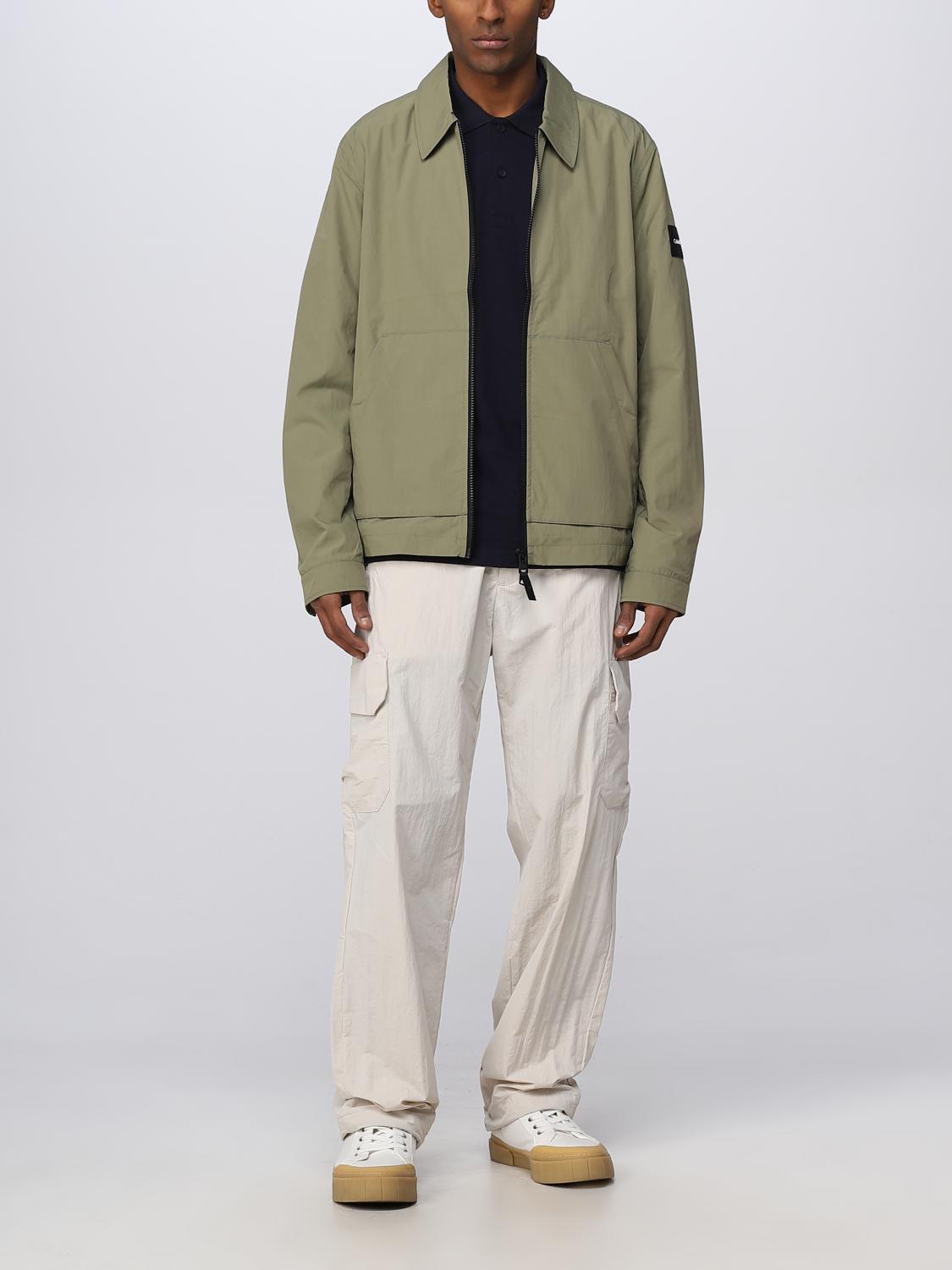 CALVIN KLEIN ジャケット: ジャケット メンズ Calvin Klein, グリーン - Img 2