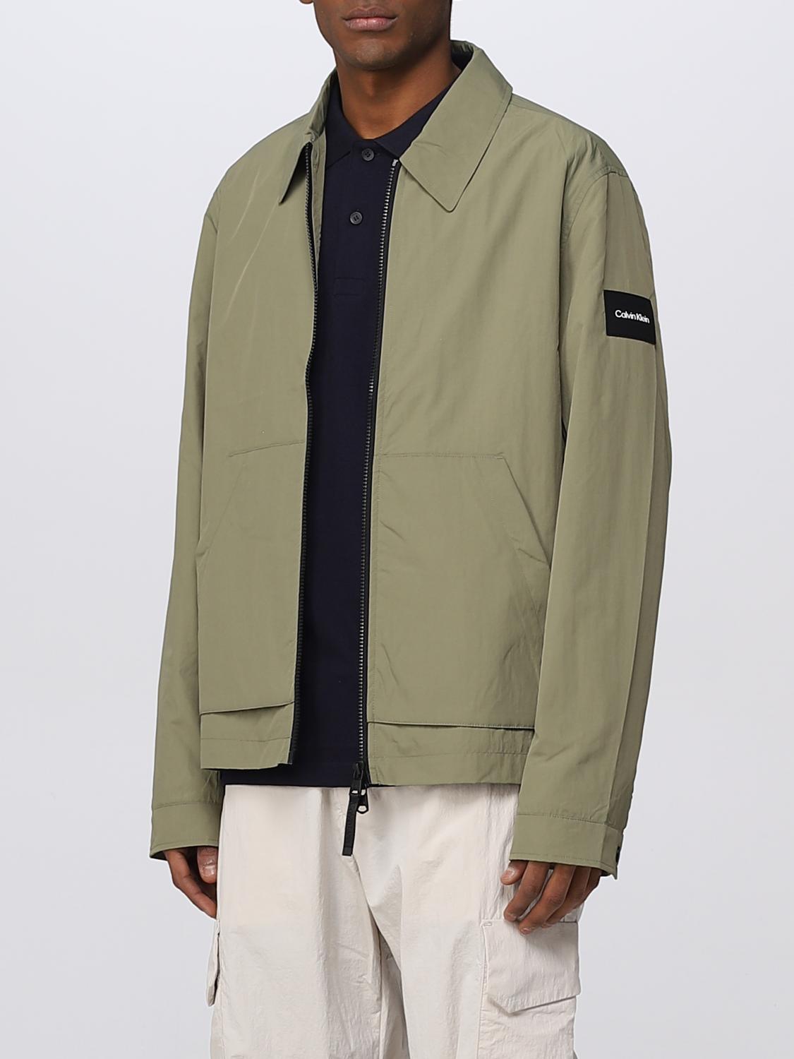 CALVIN KLEIN ジャケット: ジャケット メンズ Calvin Klein, グリーン - Img 4