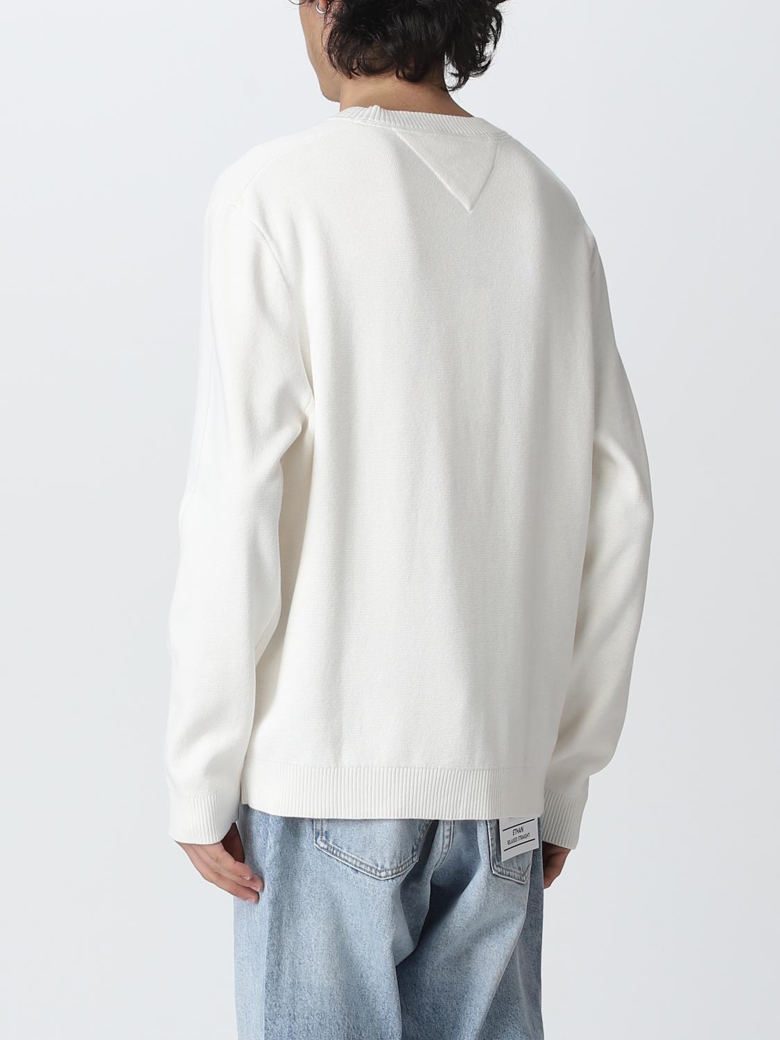 TOMMY JEANS セーター: セーター メンズ Tommy Jeans, ホワイト - Img 2