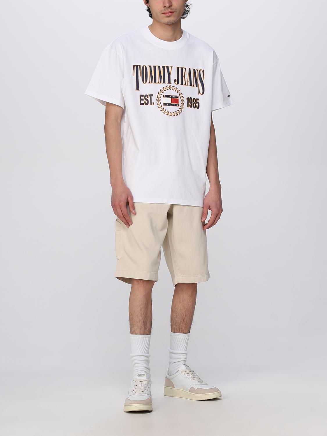 TOMMY JEANS T-SHIRT: T-shirt men Tommy Jeans, White - Img 2