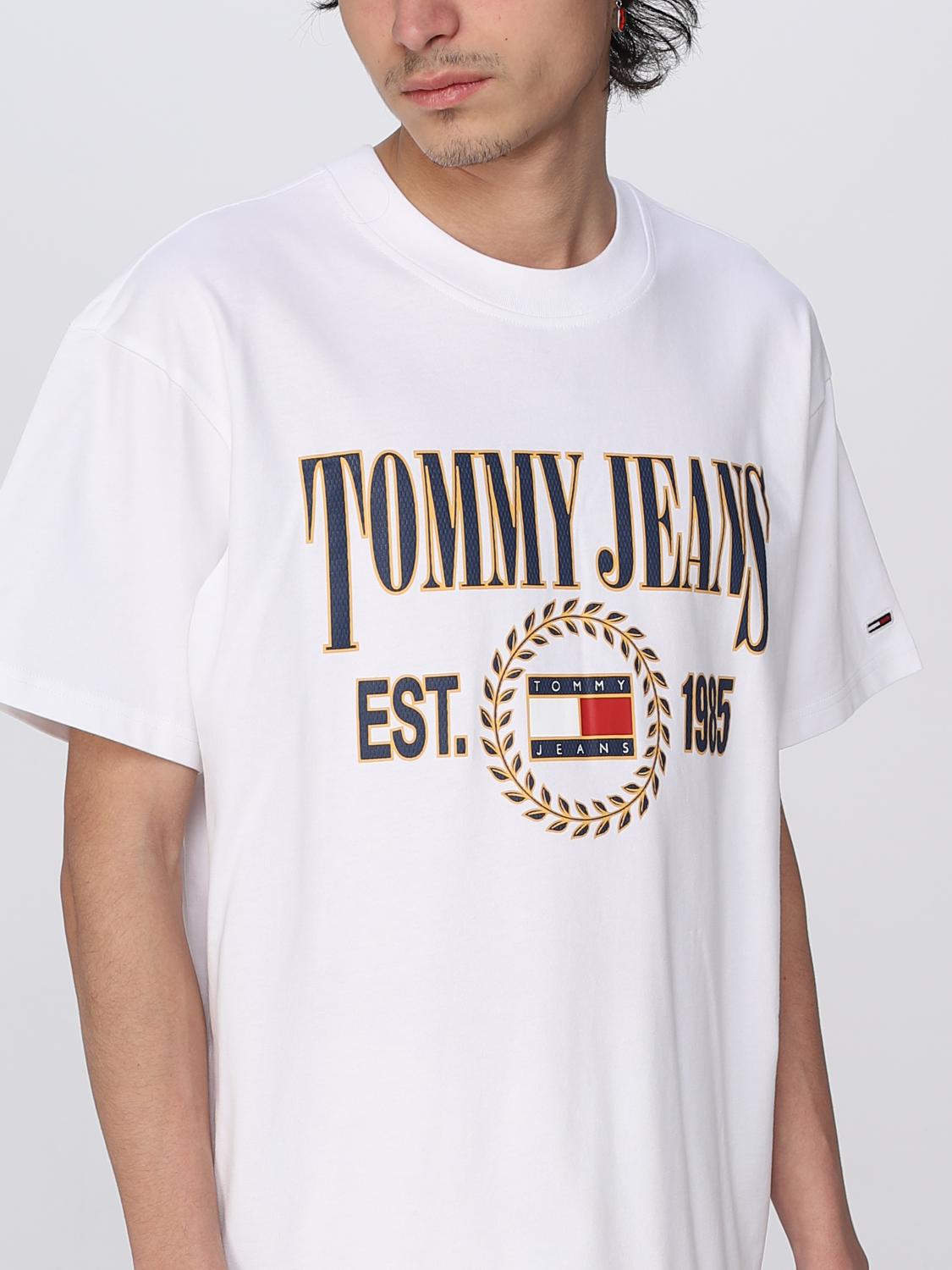 TOMMY JEANS T-SHIRT: T-shirt men Tommy Jeans, White - Img 4