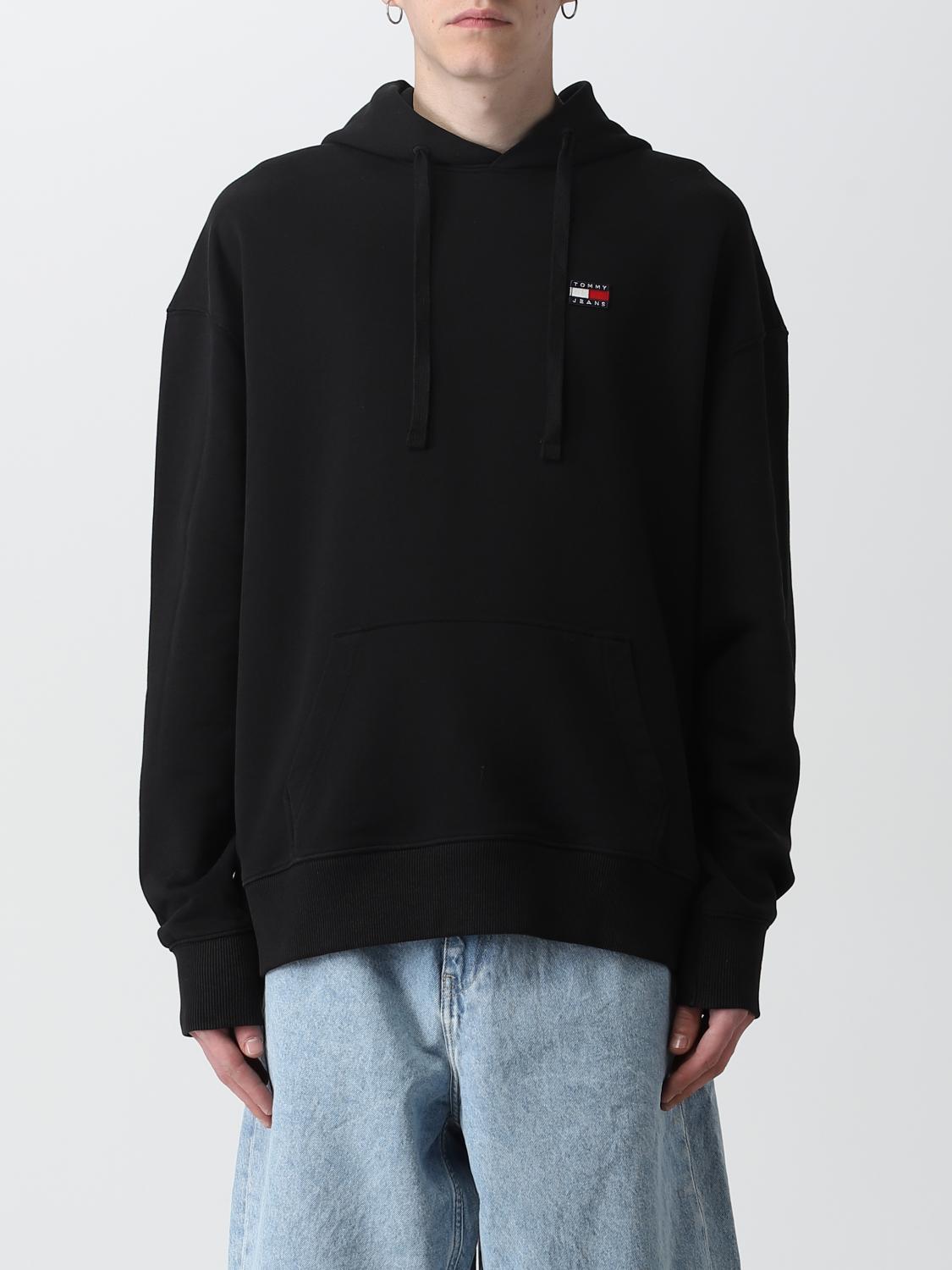 TOMMY JEANS SWEATSHIRT: Sweatshirt men Tommy Jeans, Black - Img 1