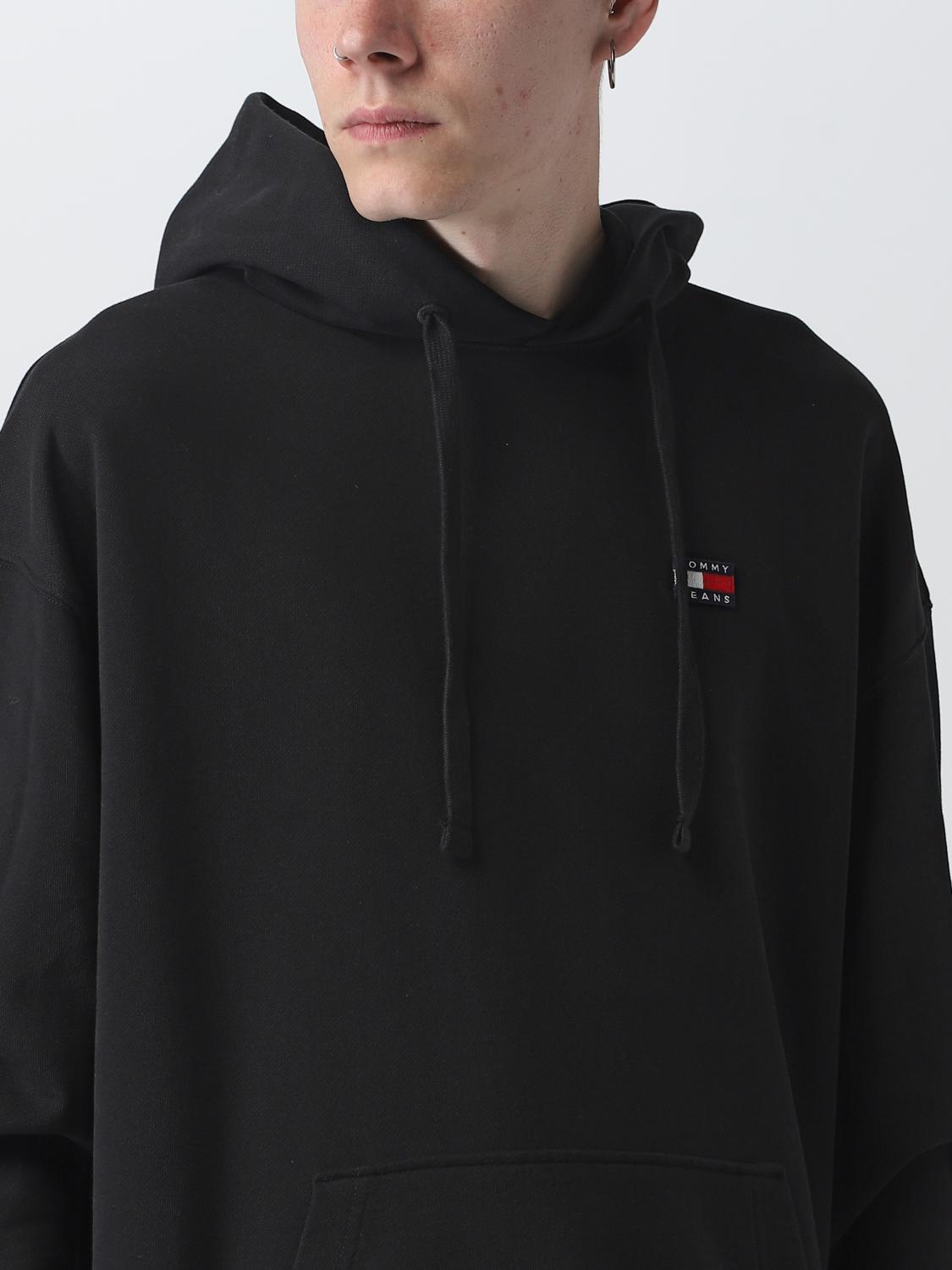 TOMMY JEANS SWEATSHIRT: Sweatshirt men Tommy Jeans, Black - Img 4